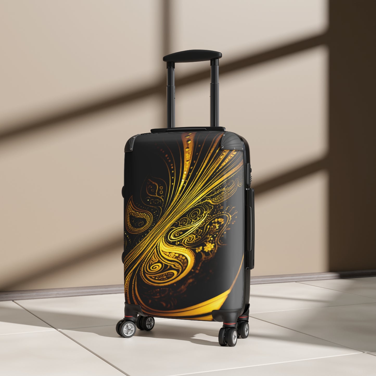 Suitcases Paisley Design