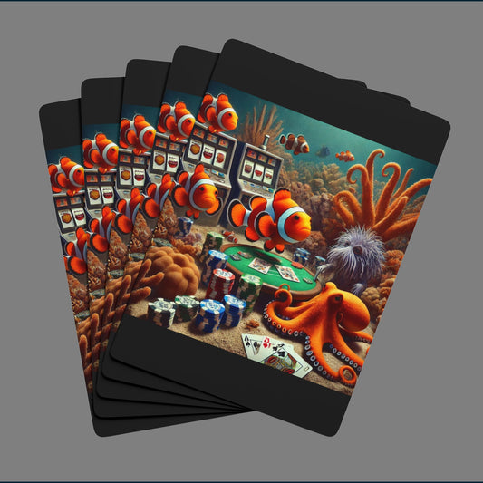 Clown Fish Poker Playing Cards