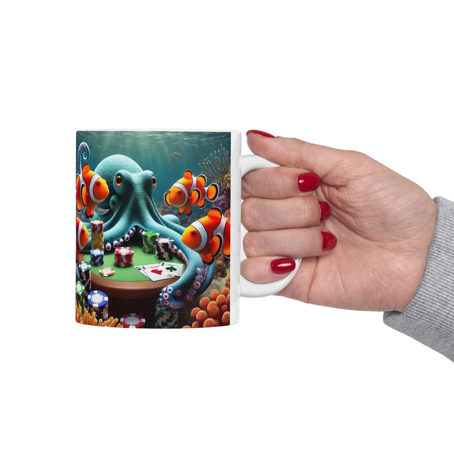 Clown Fish Casino Ceramic Mug