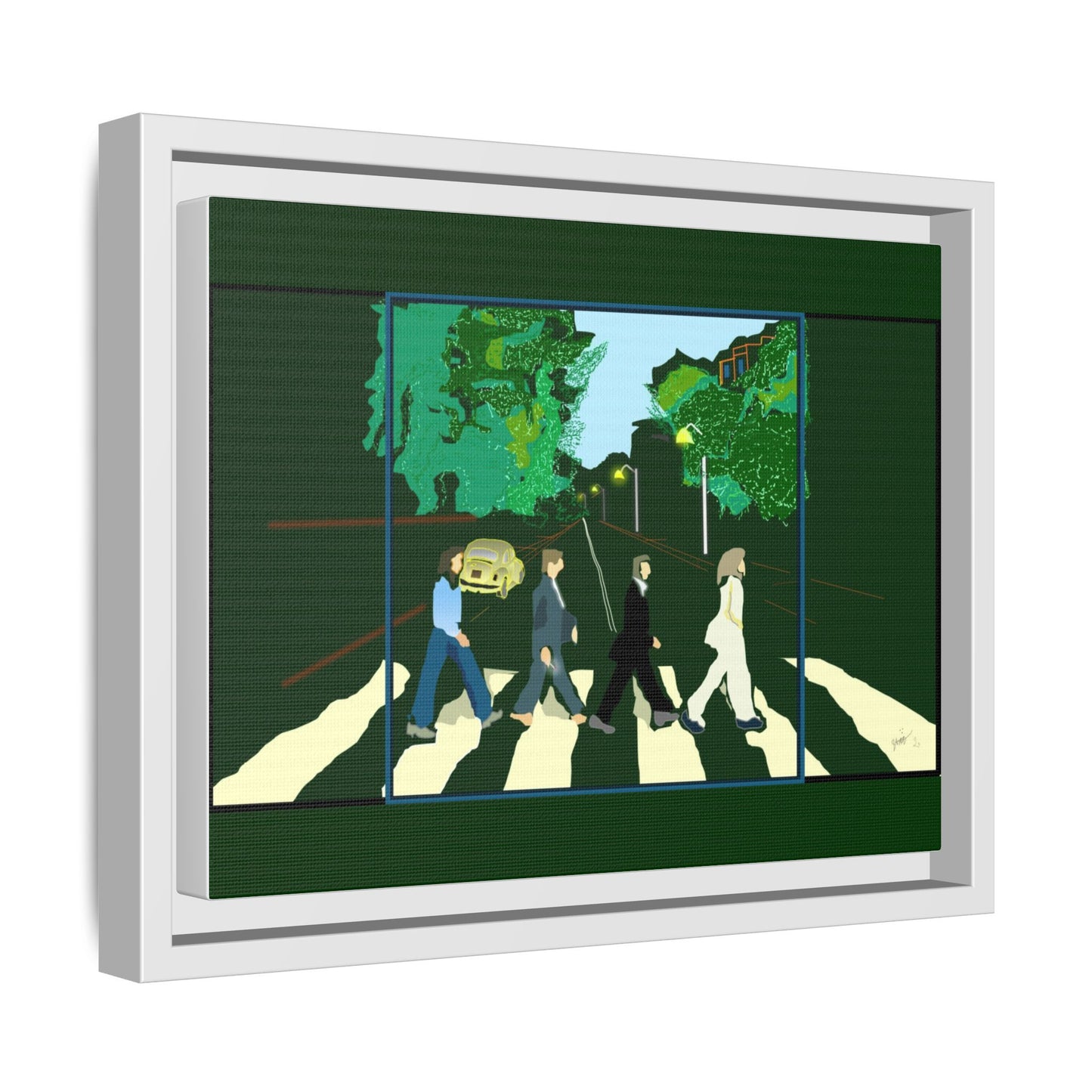 Matte Canvas, Framed (Multi-color)