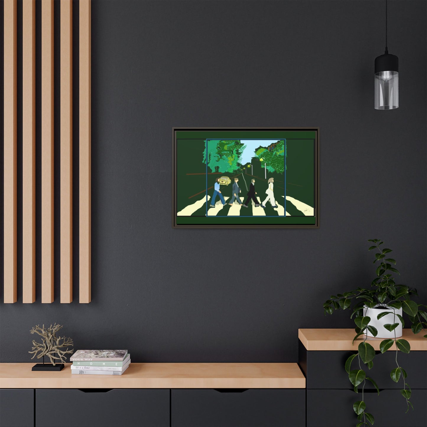 Matte Canvas, Framed (Multi-color)