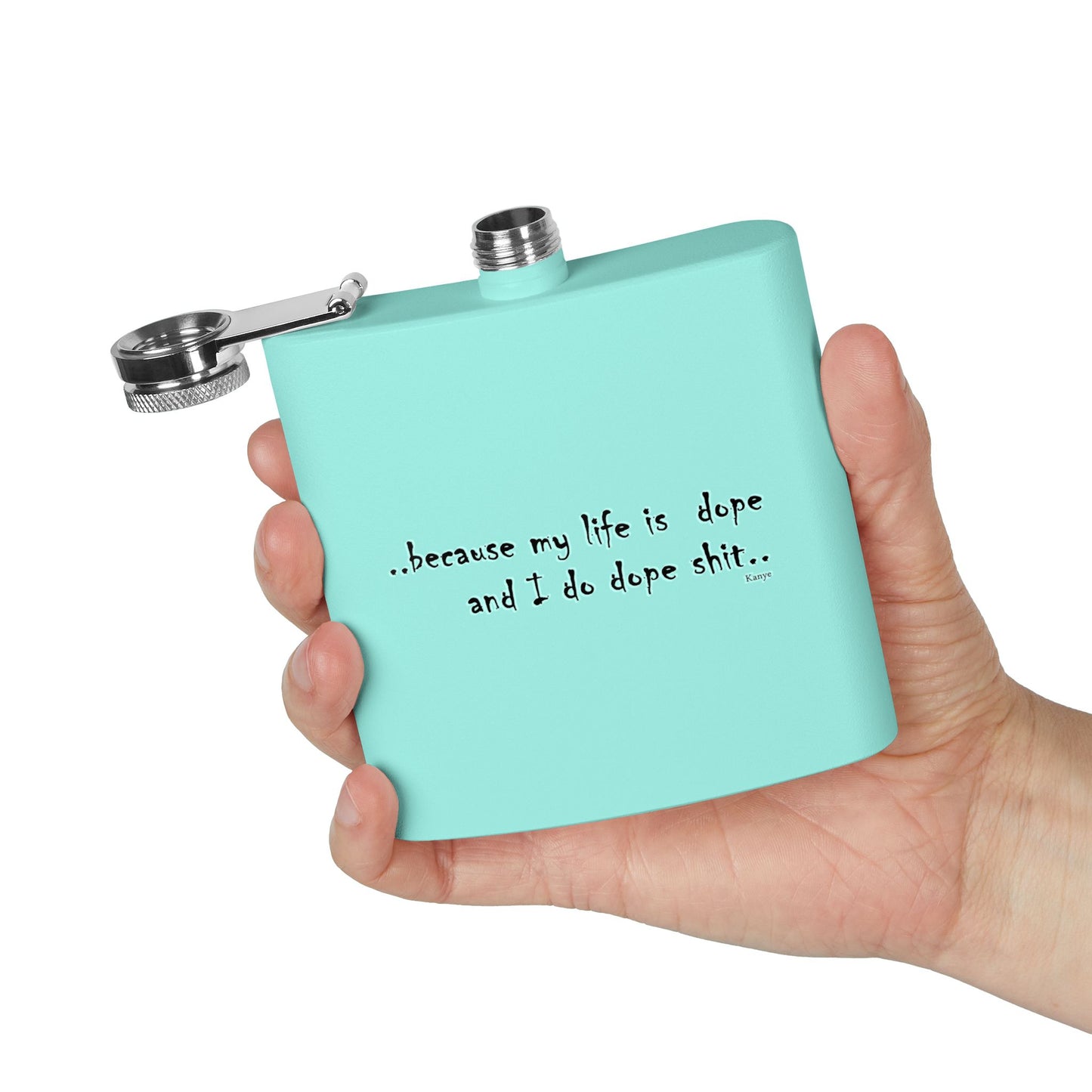 Stainless Steel Flask, 6oz
