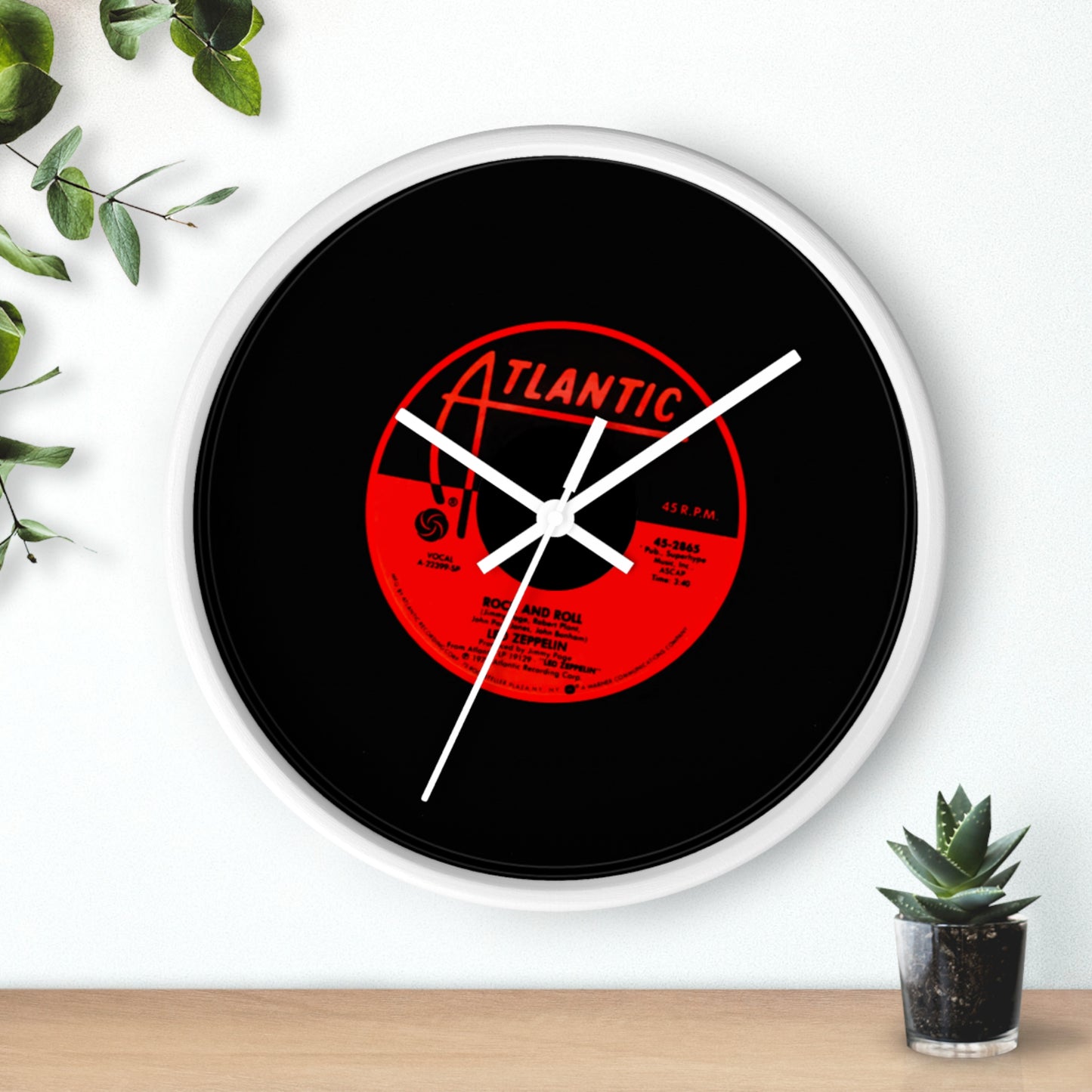 Musician Rock and Roll Wall Clock