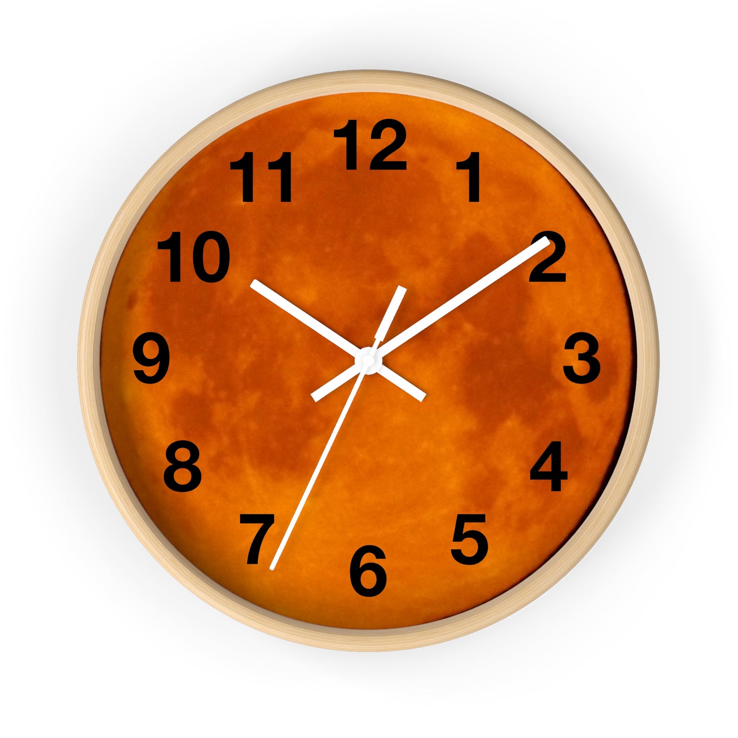 Clock: Full Blood Red Moon wall clock