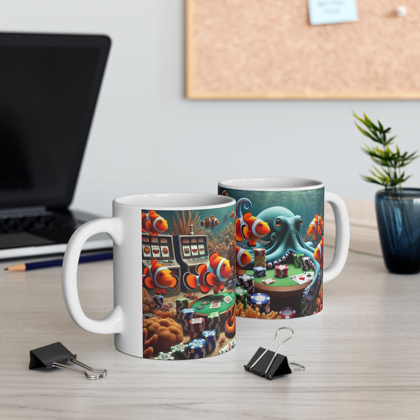 Clown Fish Casino Ceramic Mug