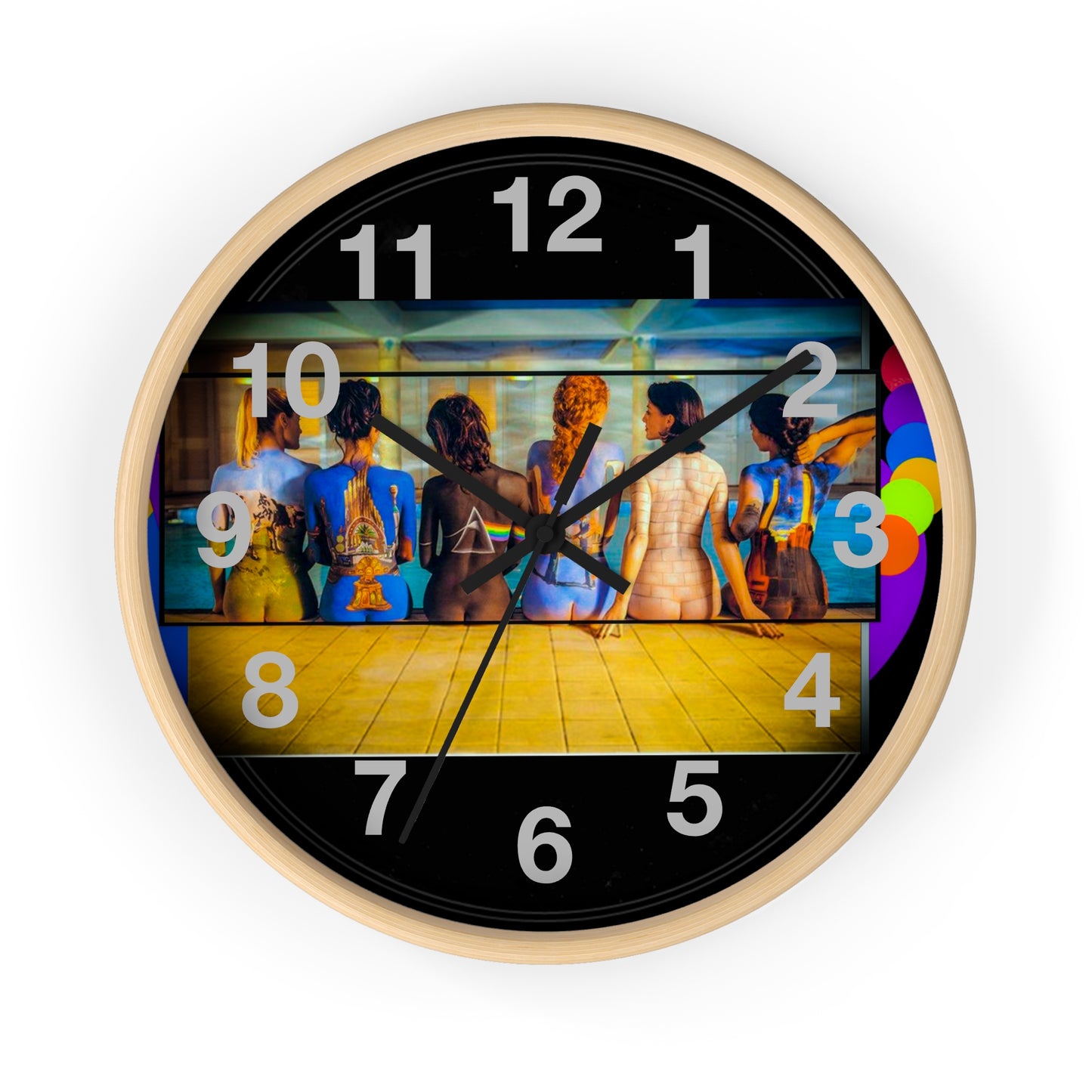 Clock Pink Floyd Wall Clock - Album Cover Design