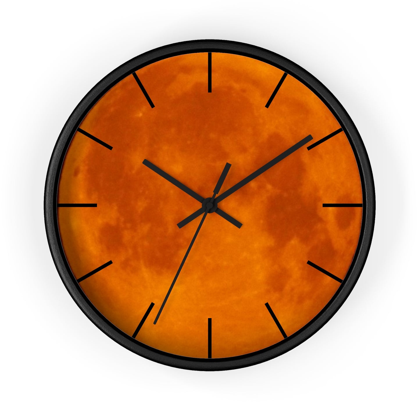 Clock: Full Blood Red Moon wall clock