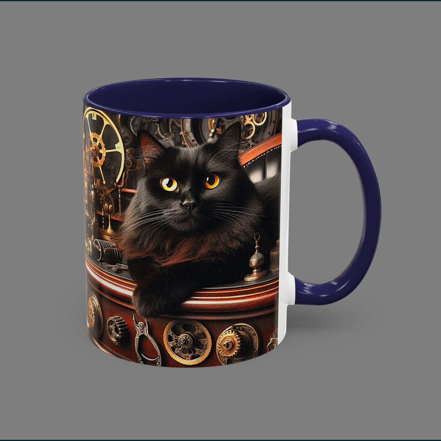 Black Cat Coffee Mug (11, 15oz)
