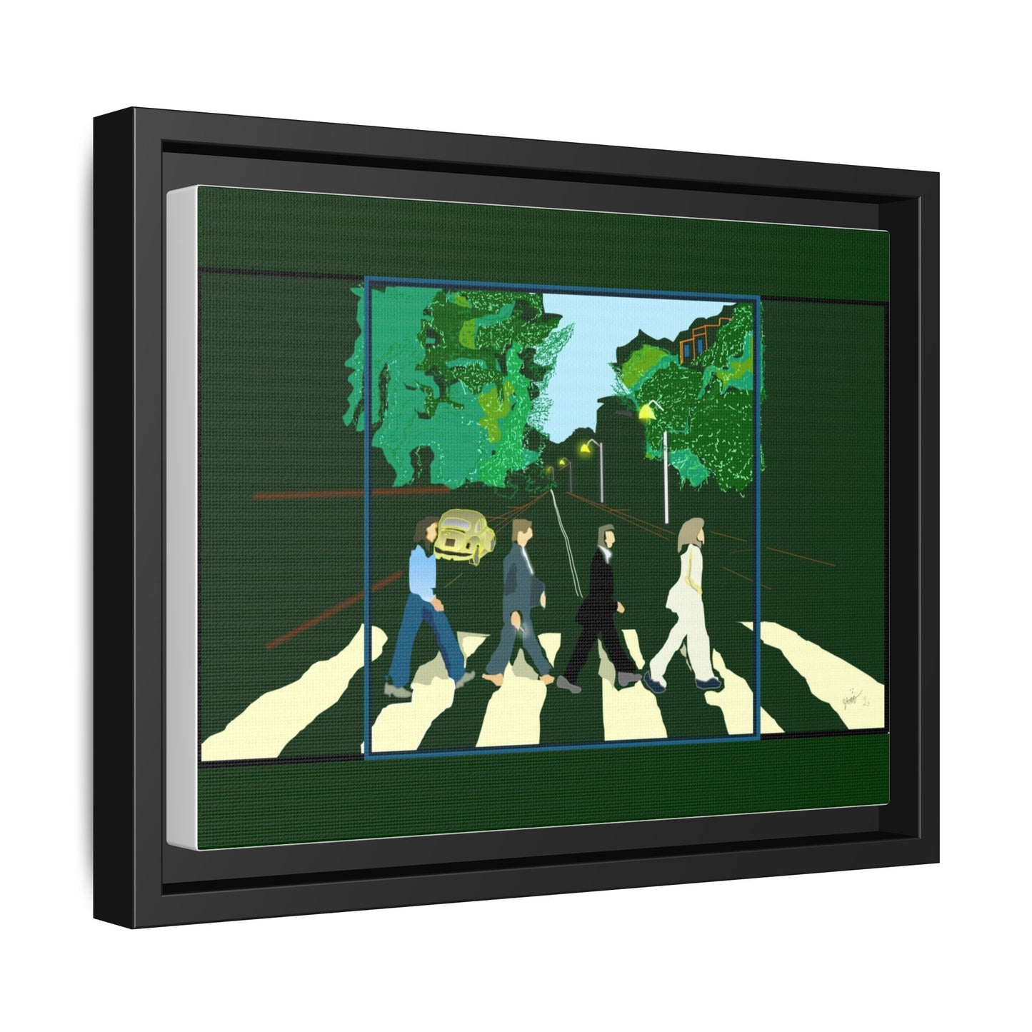 Matte Canvas, Framed (Multi-color)