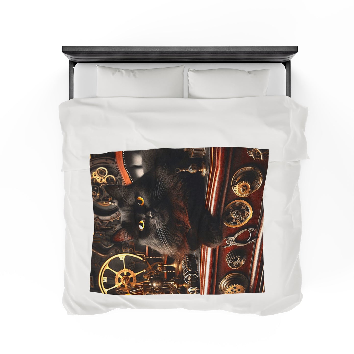Black Cat Plush Blanket