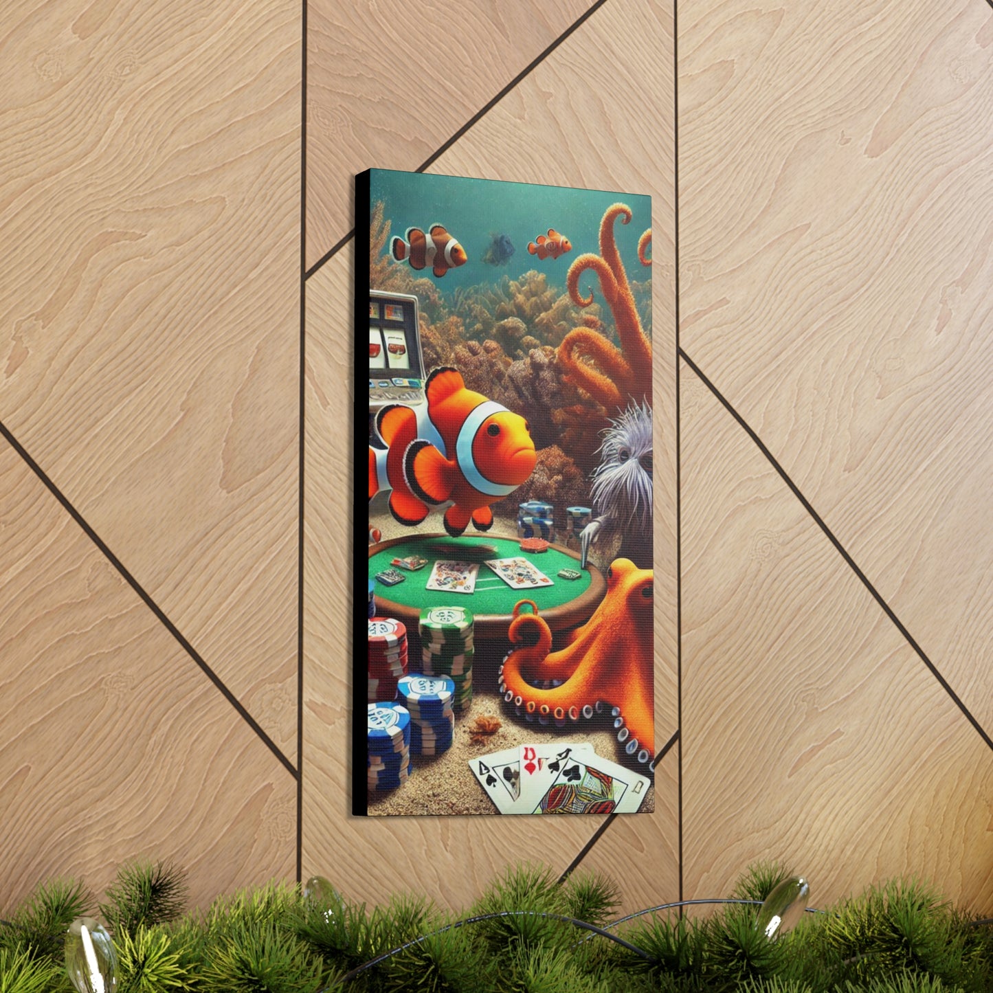 Clownfish Casino Canvas Wraps