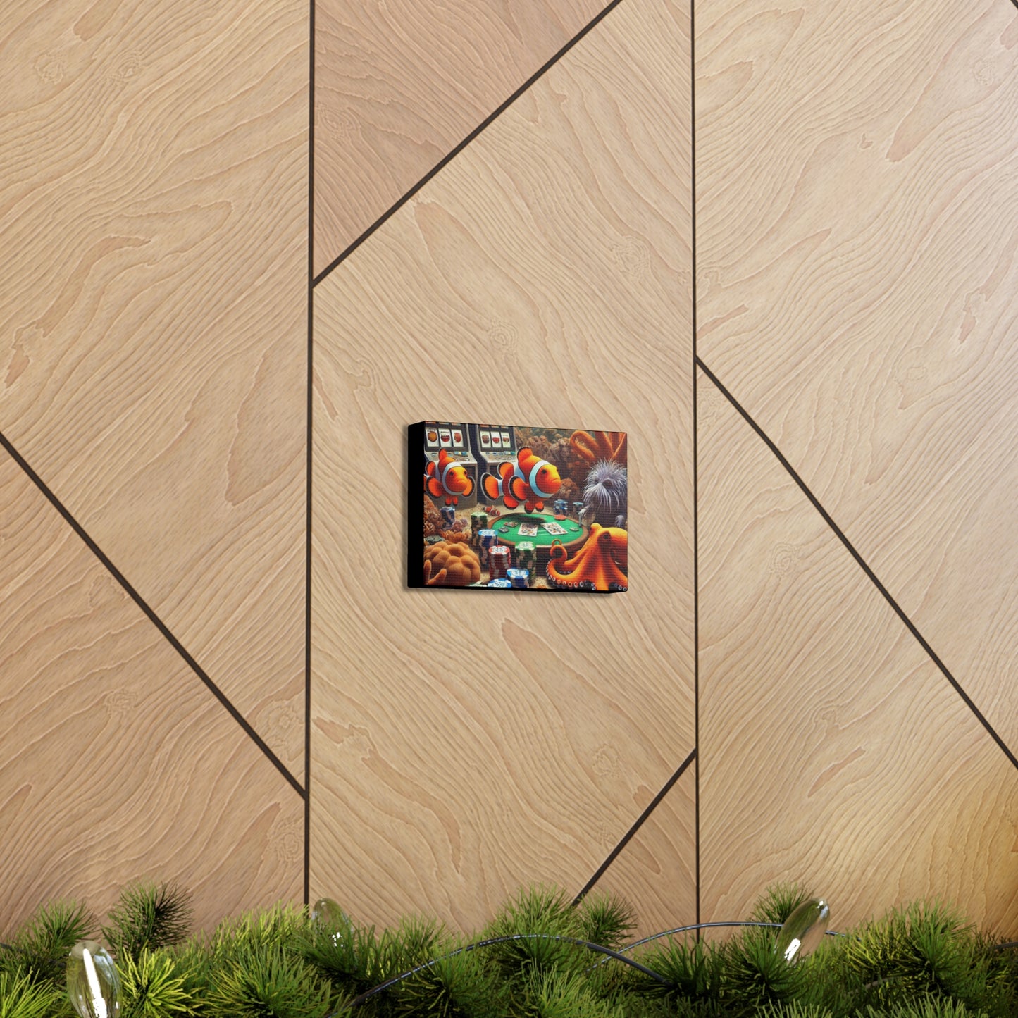 Clownfish Casino Canvas Wraps