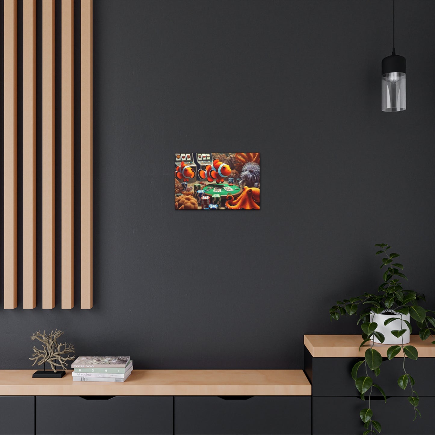 Clownfish Casino Canvas Wraps
