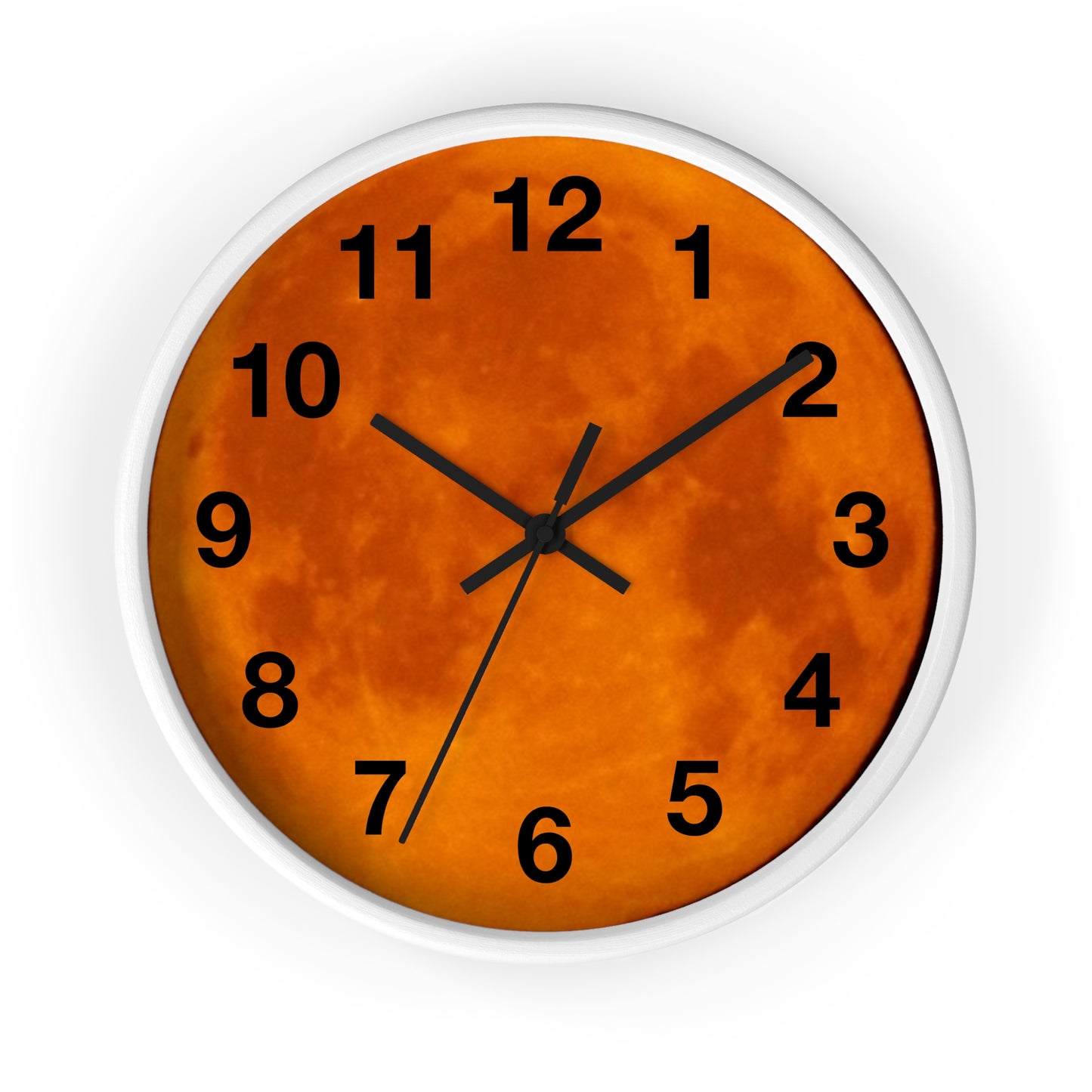 Clock: Full Blood Red Moon wall clock