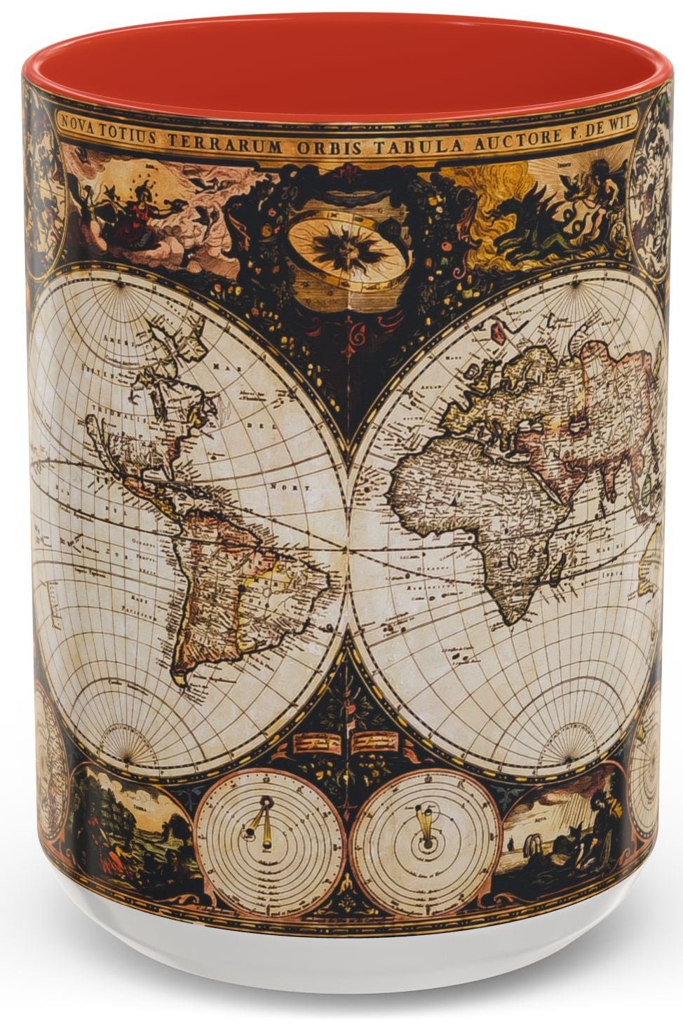 Antique Map Coffee Mug (11, 15oz)