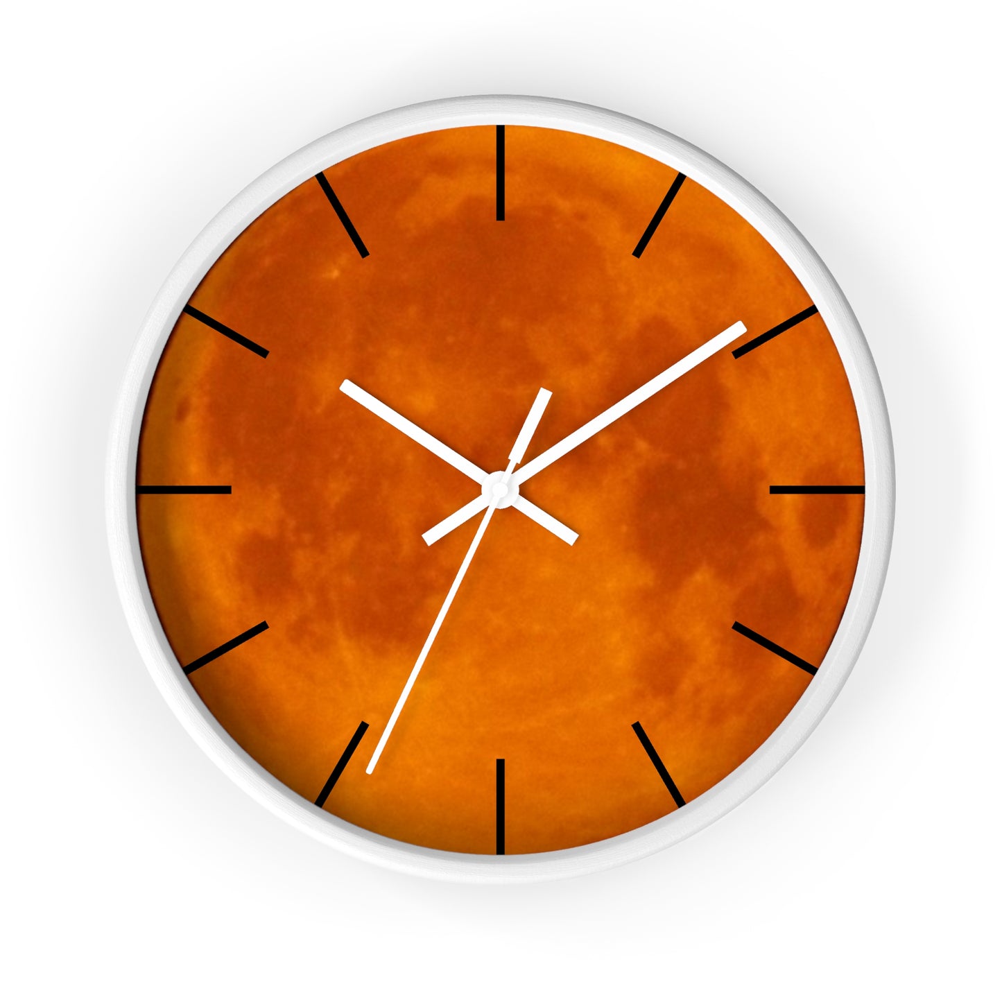 Clock: Full Blood Red Moon wall clock