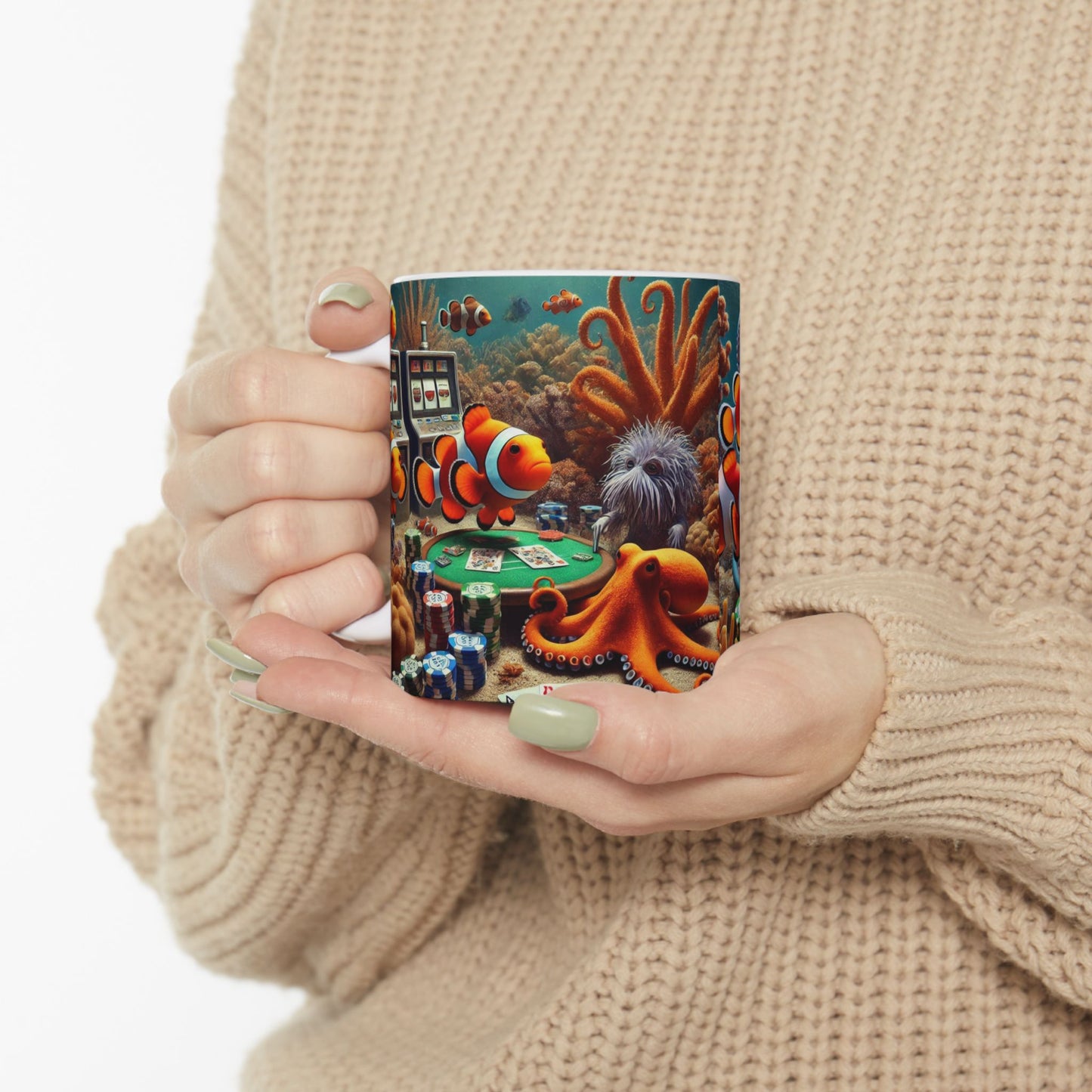 Clown Fish Casino Ceramic Mug