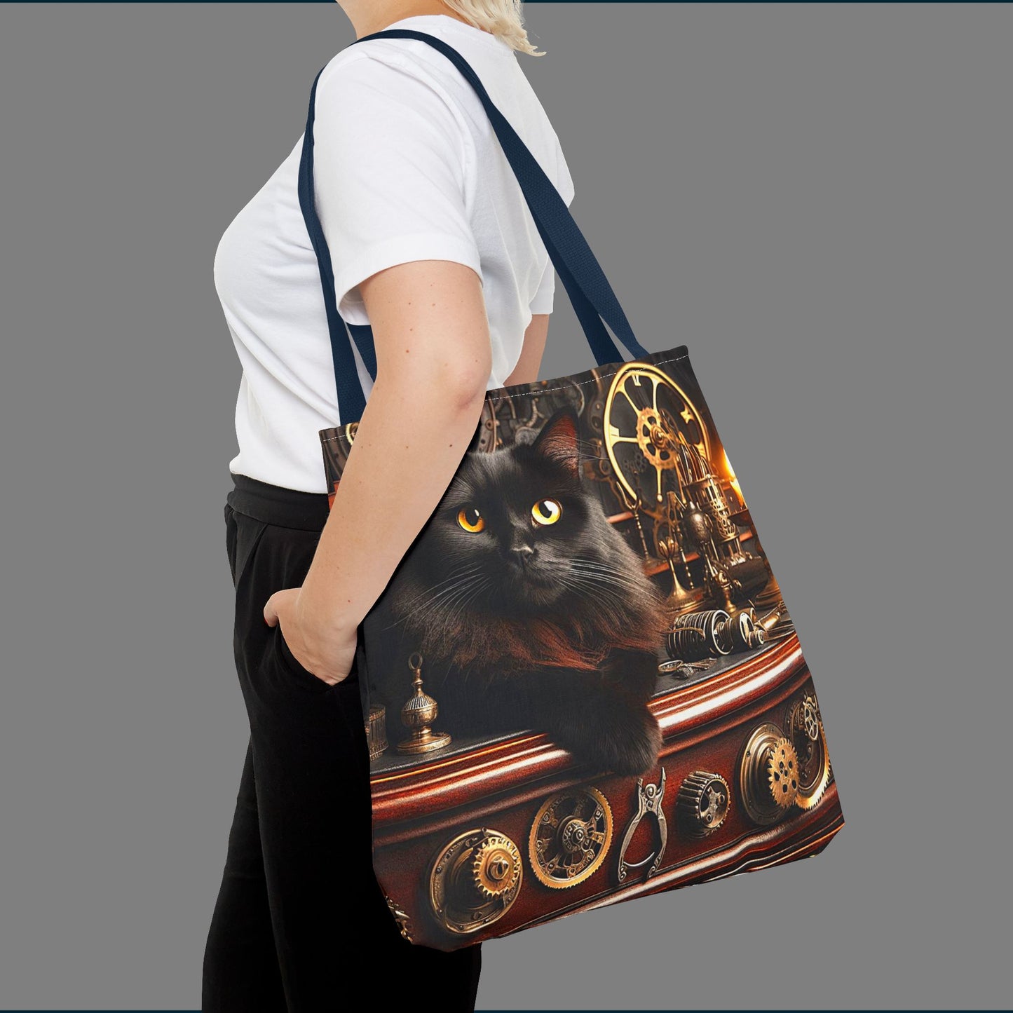 Black Cat Tote Bag