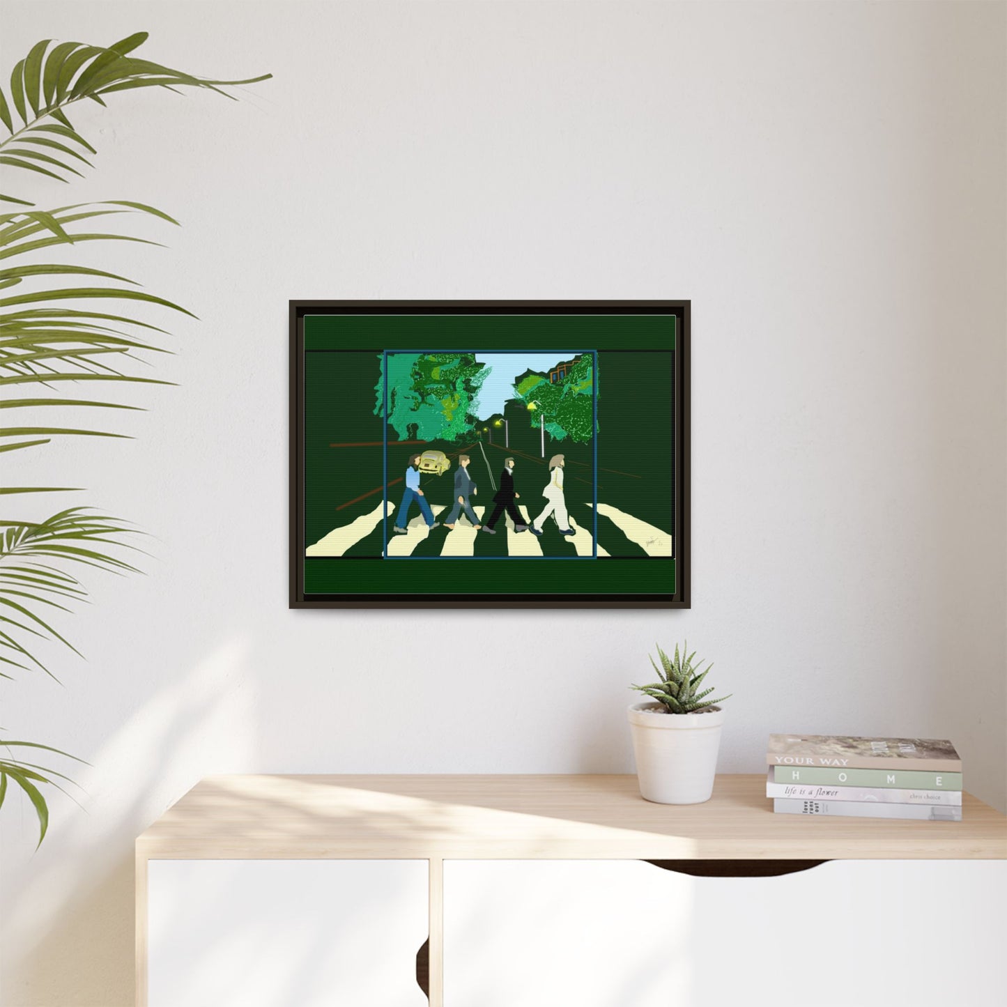 Matte Canvas, Framed (Multi-color)