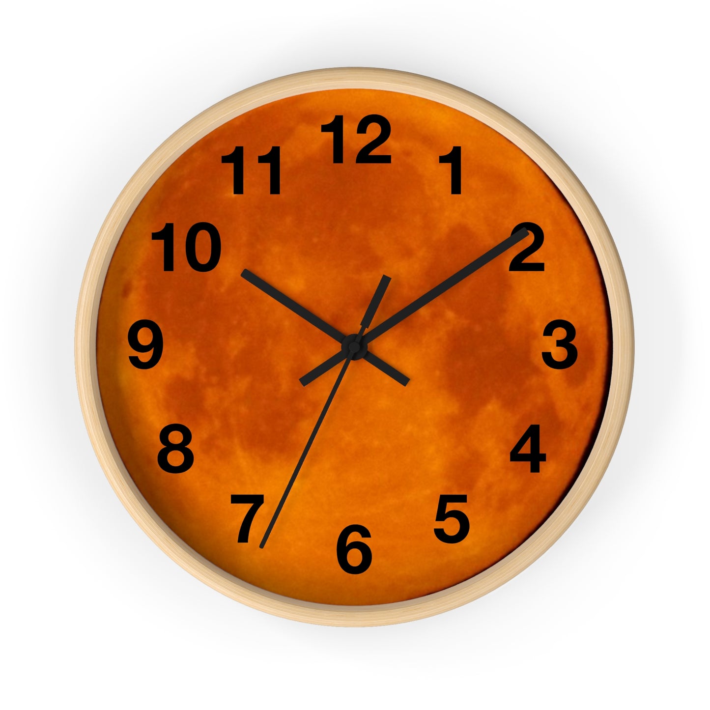 Clock: Full Blood Red Moon wall clock