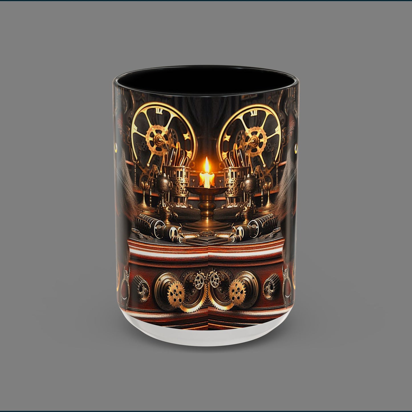 Black Cat Coffee Mug (11, 15oz)
