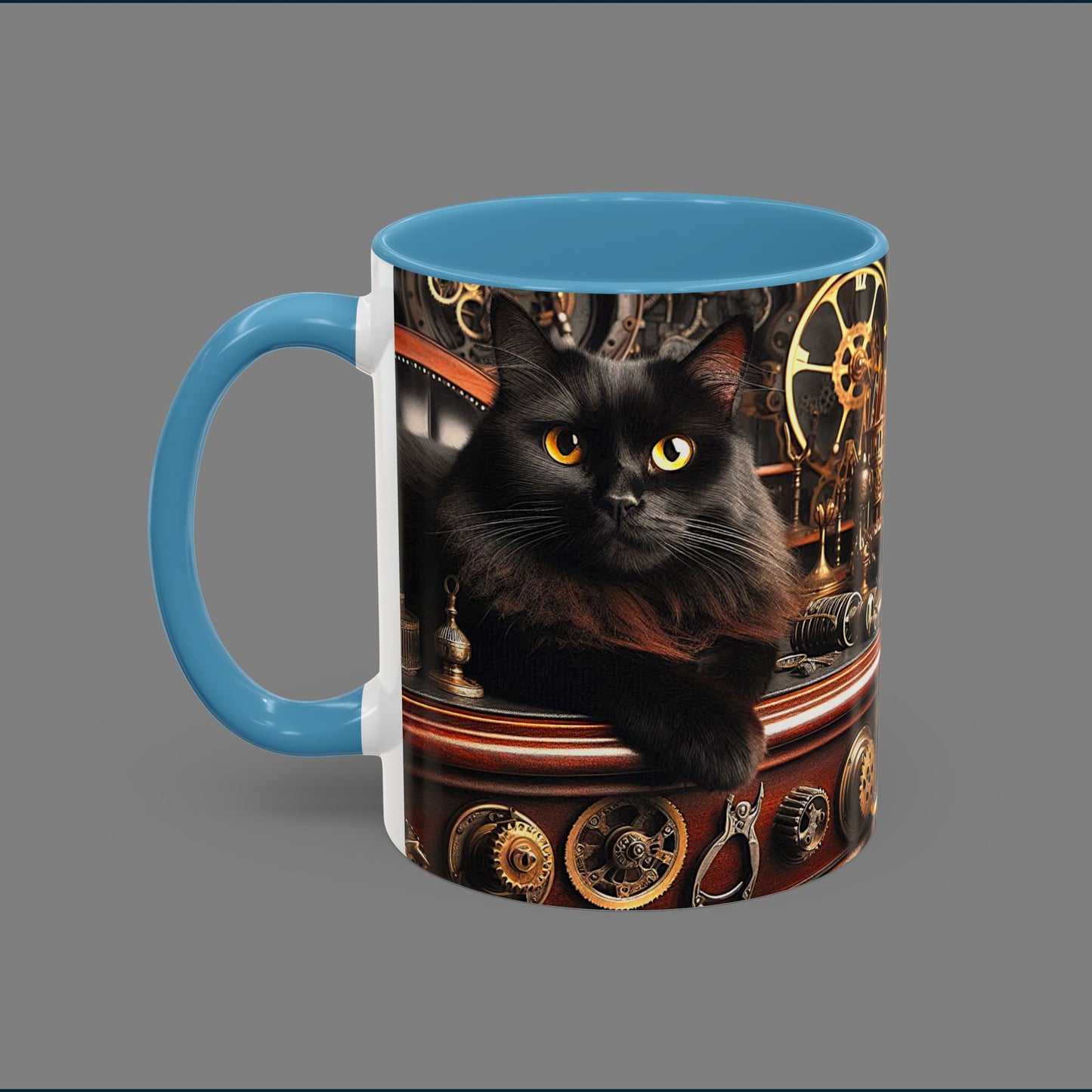 Black Cat Coffee Mug (11, 15oz)