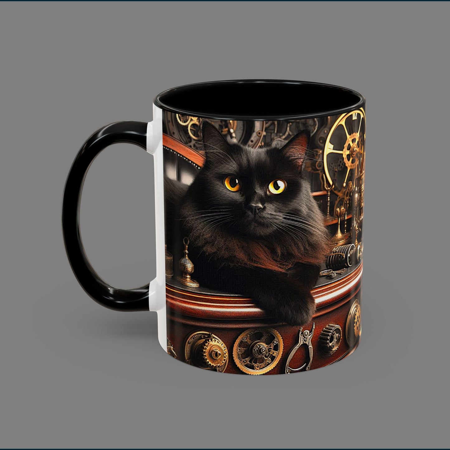 Black Cat Coffee Mug (11, 15oz)