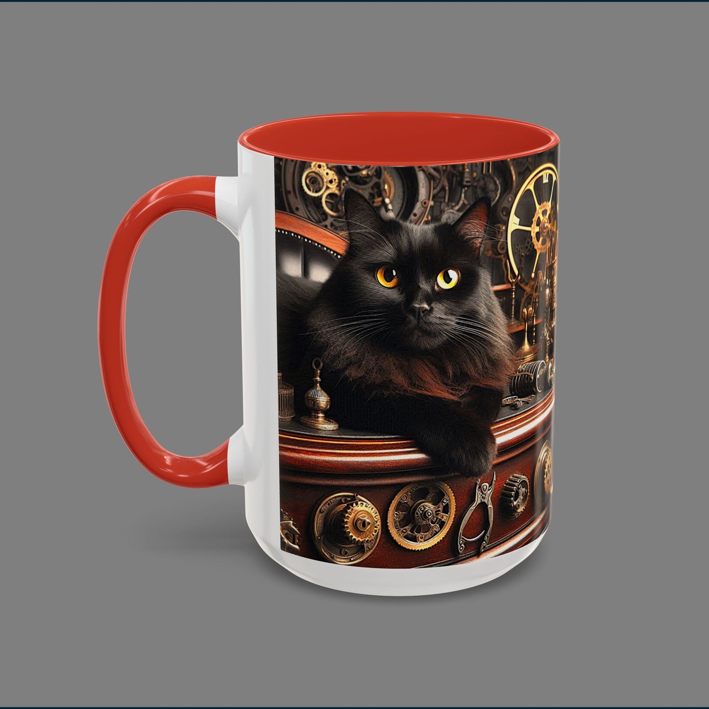 Black Cat Coffee Mug (11, 15oz)