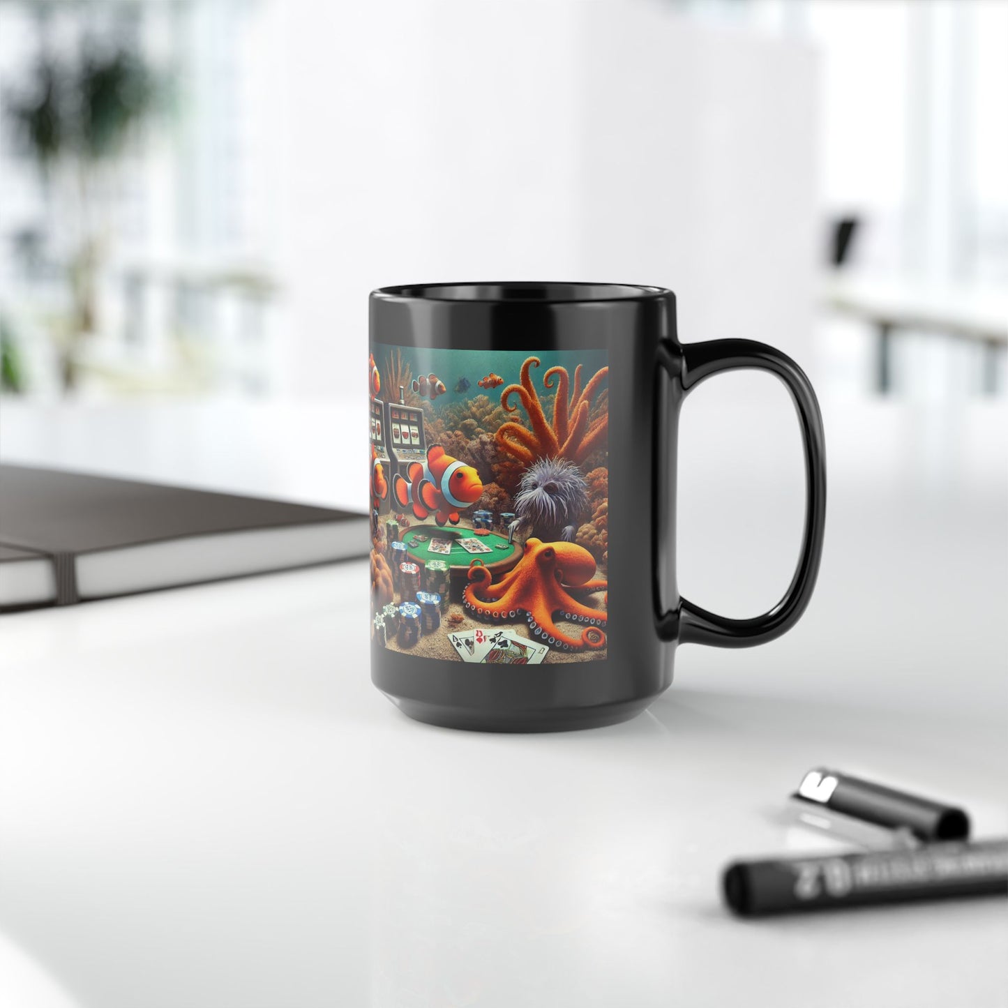 Nemo Casino Black Mug (11oz, 15oz)