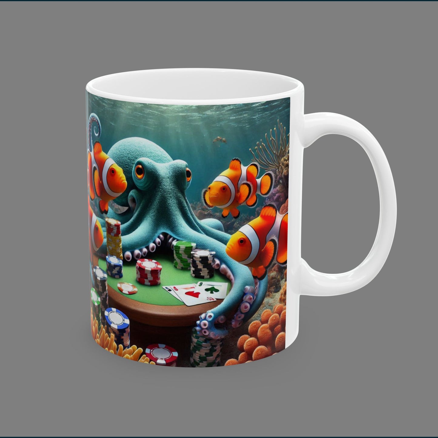 Clown Fish Casino Ceramic Mug