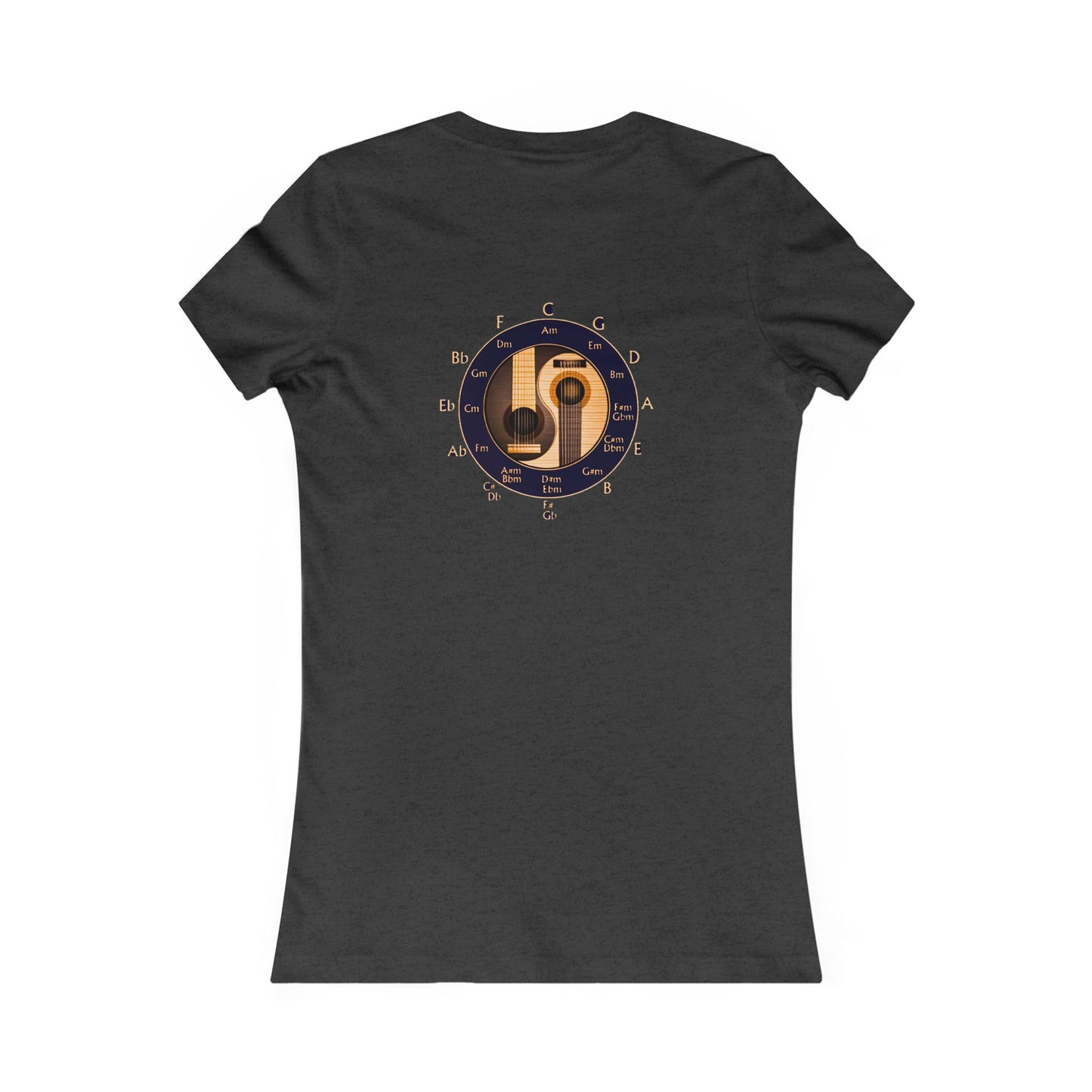 Circle of Fifths Women's Favorite contoured 100% cotton tee