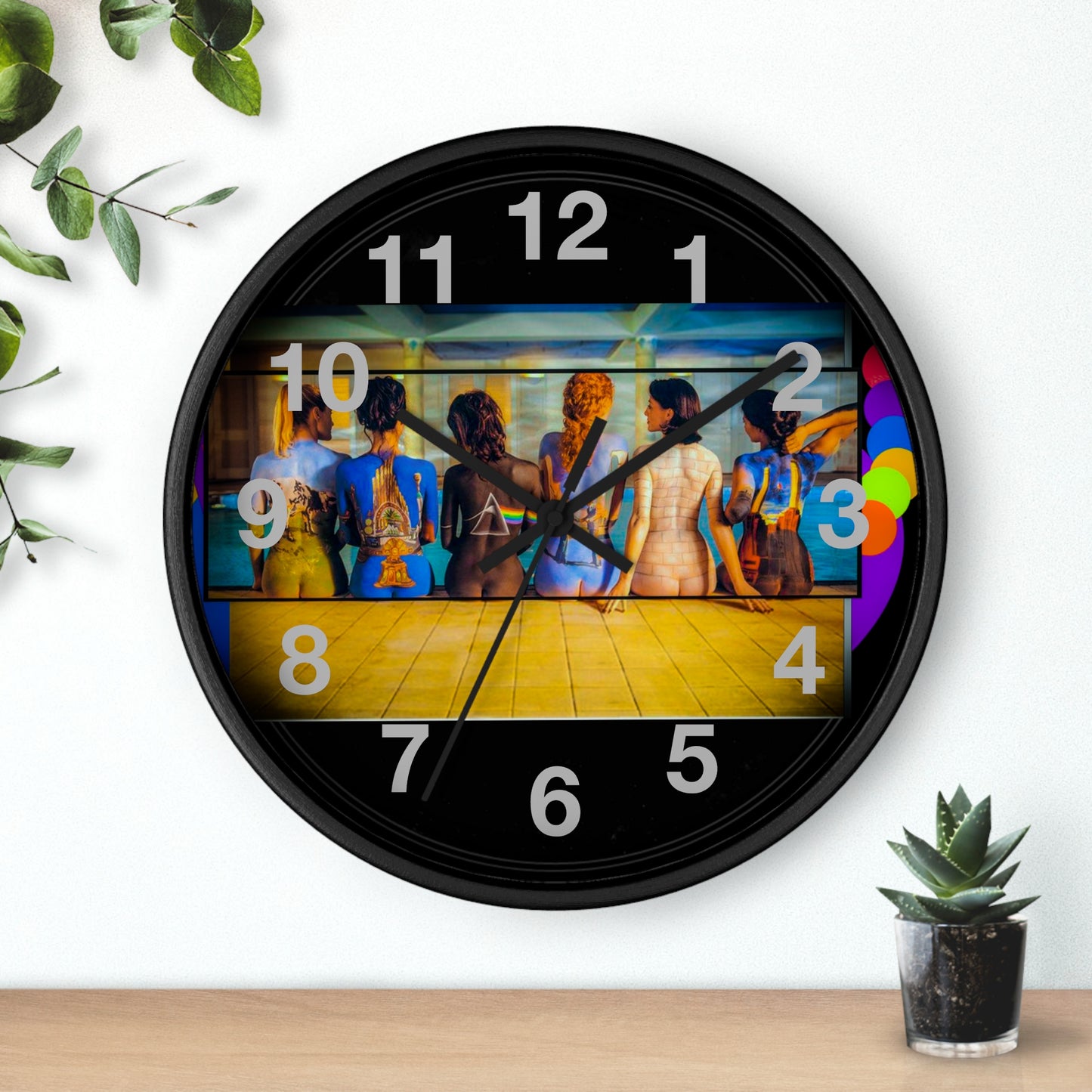 Clock Pink Floyd Wall Clock - Album Cover Design