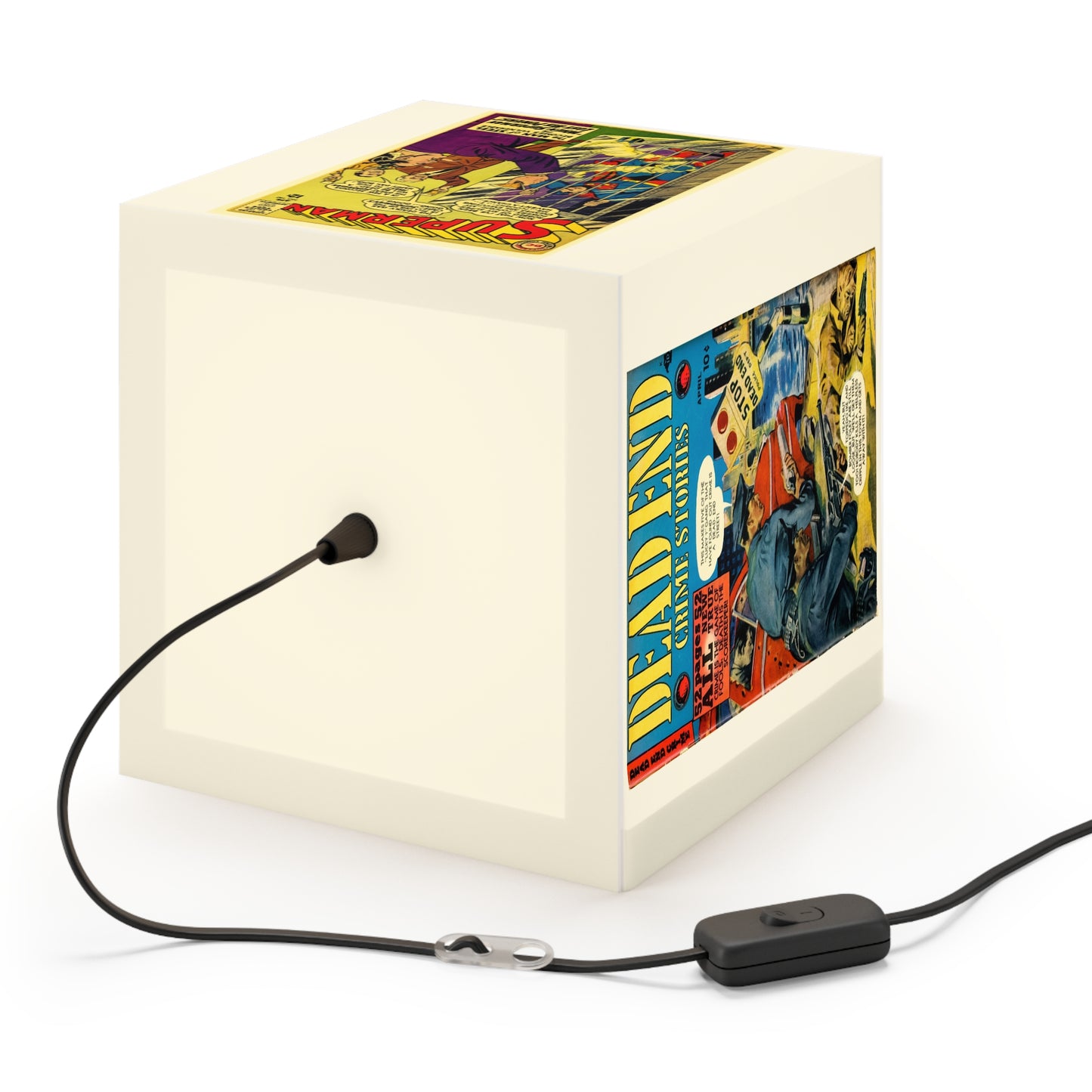 Lamp: Comic Light Cube Lamp