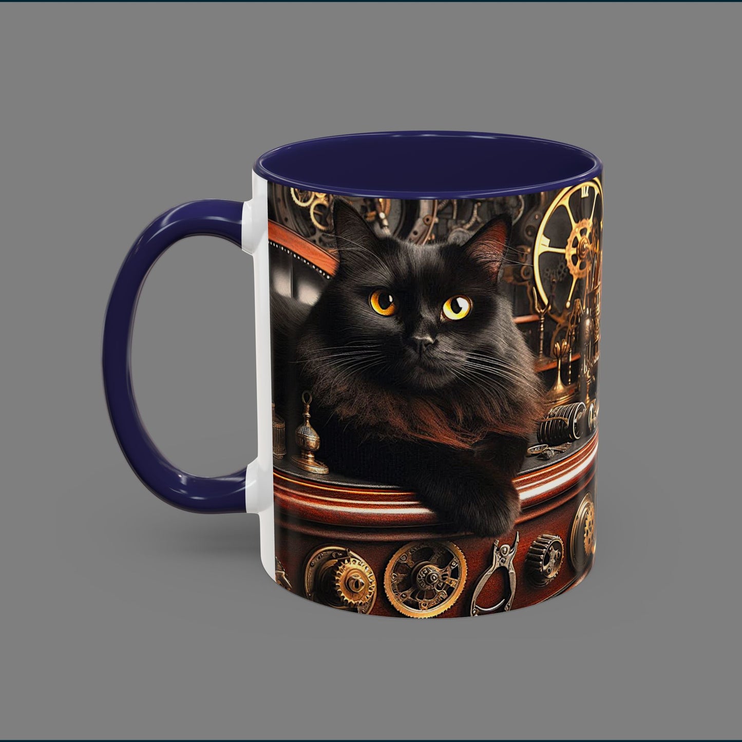 Black Cat Coffee Mug (11, 15oz)