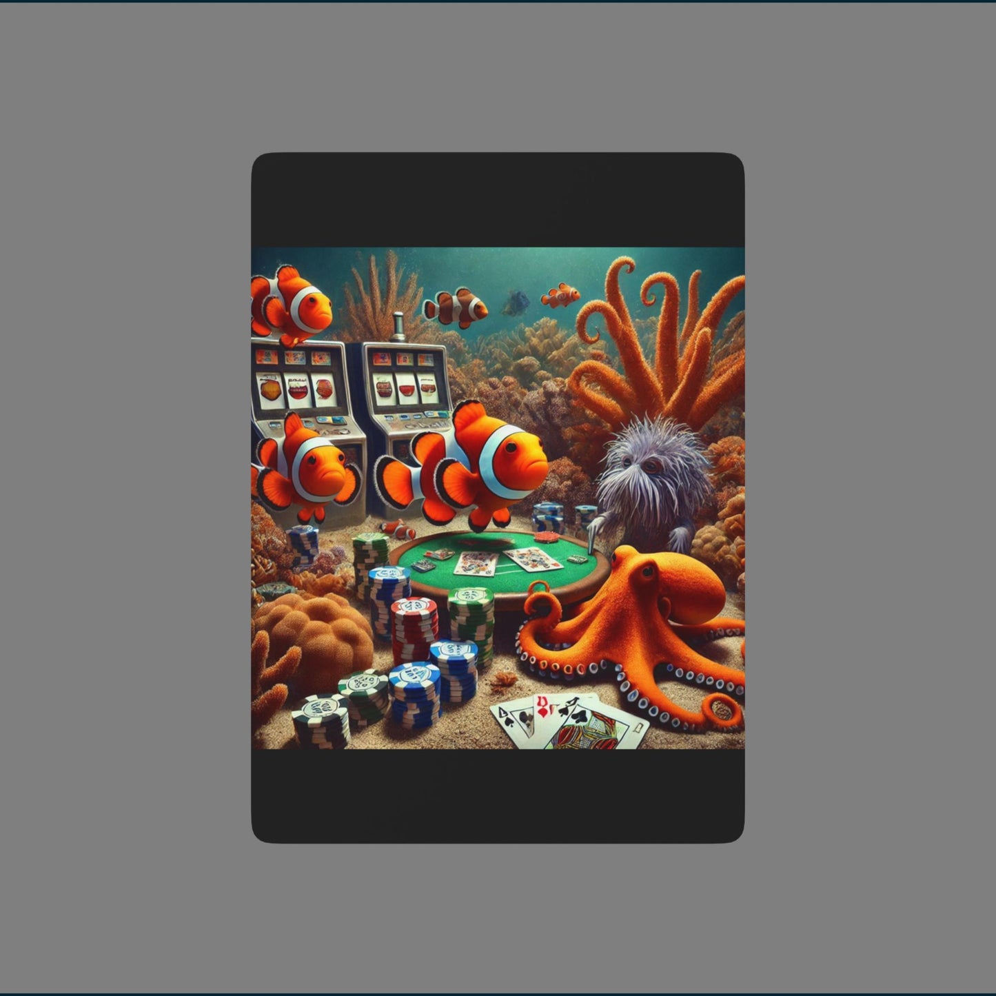 Clown Fish Poker Playing Cards