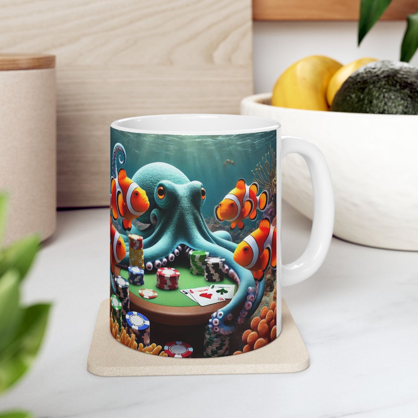 Clown Fish Casino Ceramic Mug