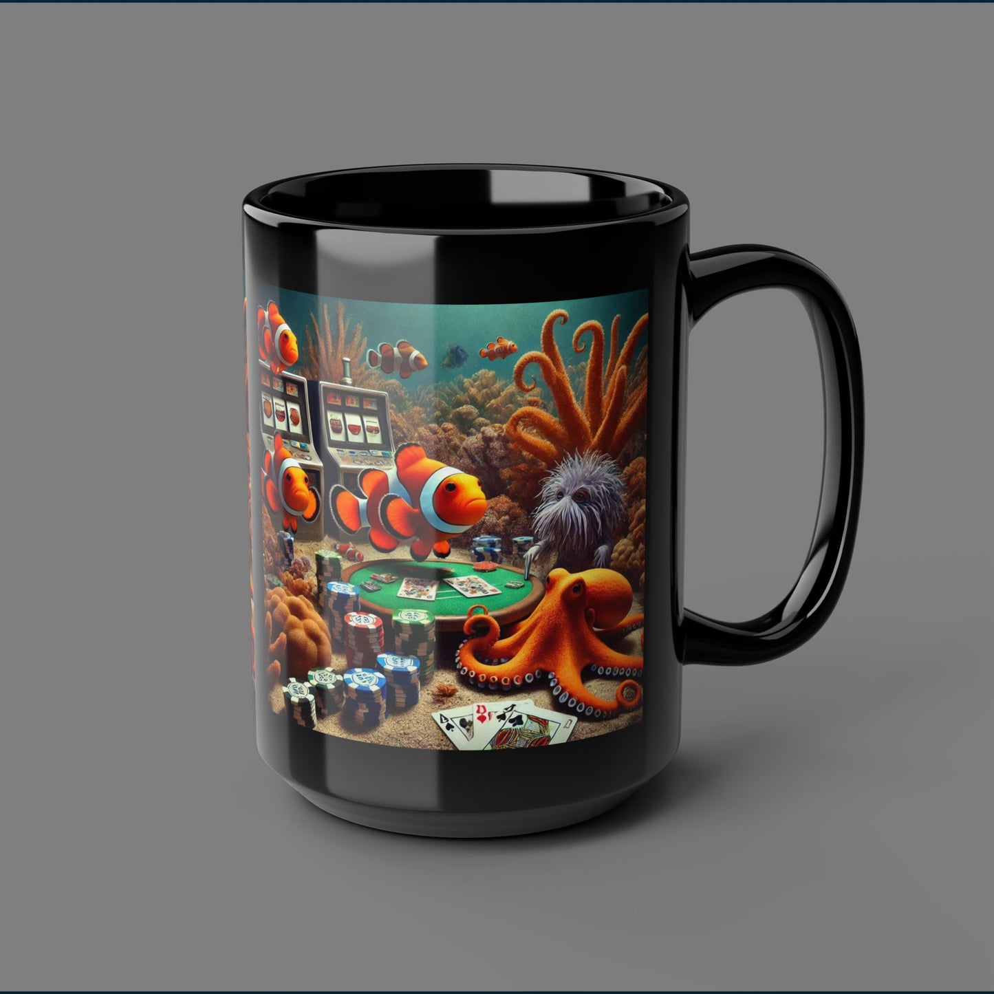 Nemo Casino Black Mug (11oz, 15oz)