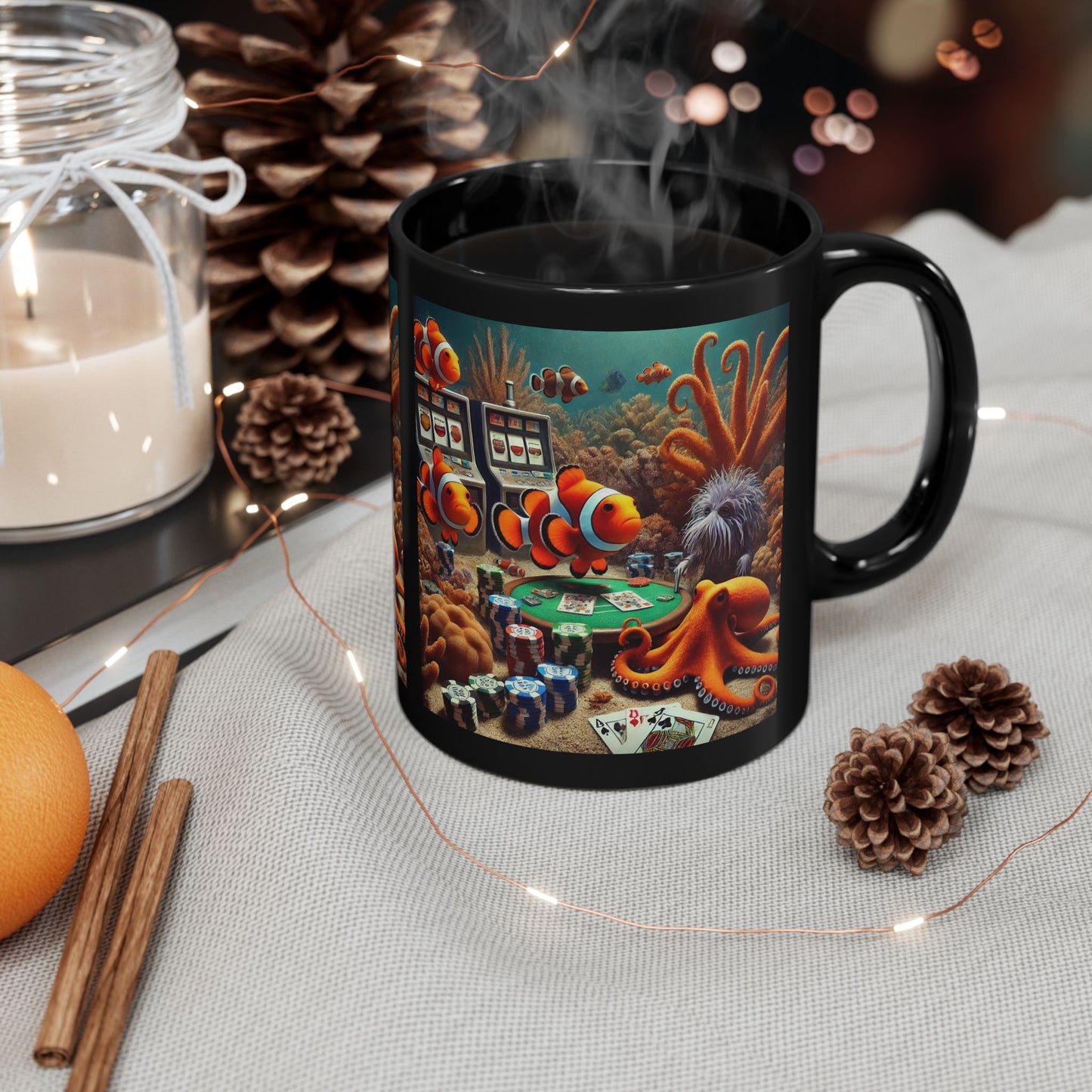 Nemo Casino Black Mug (11oz, 15oz)