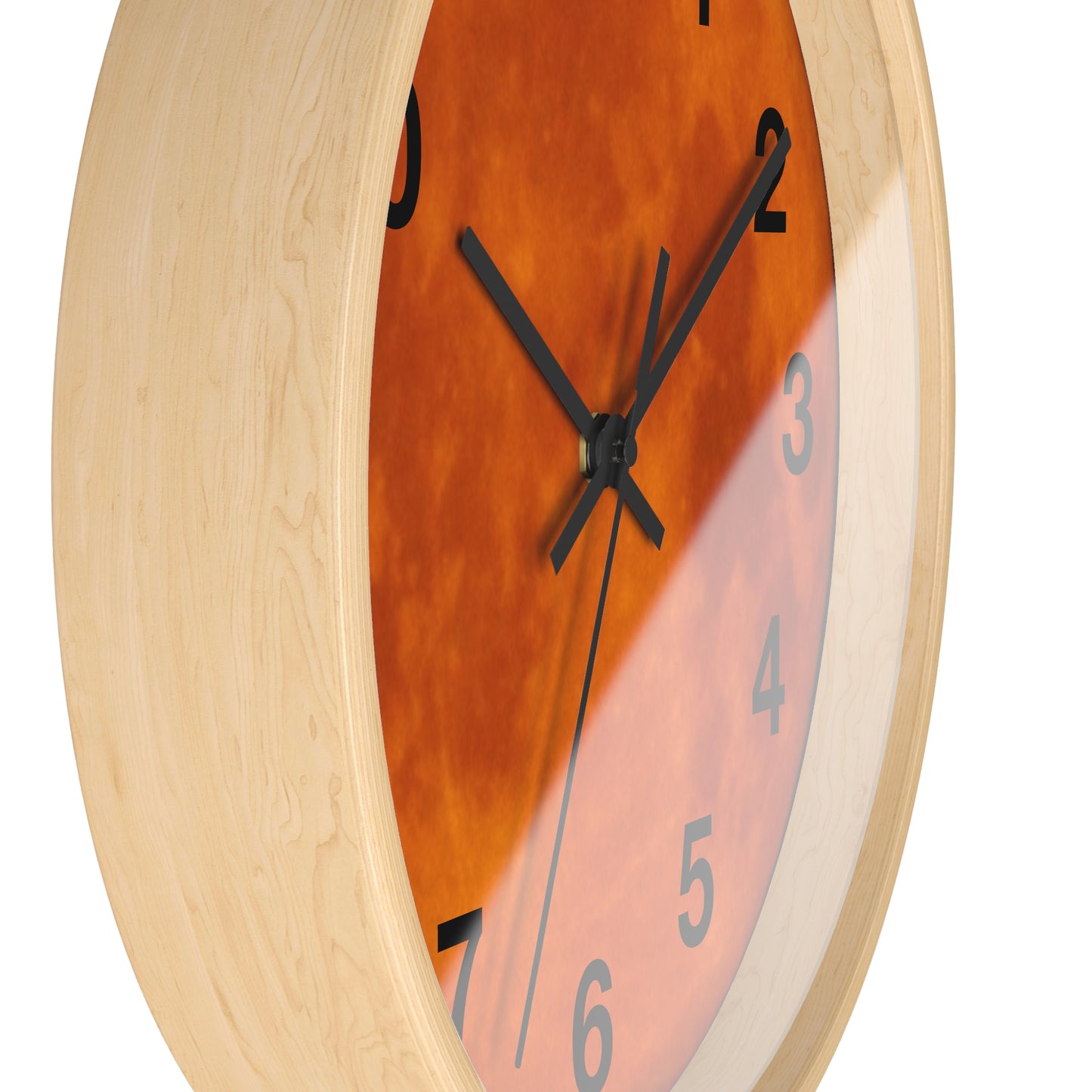 Clock: Full Blood Red Moon wall clock
