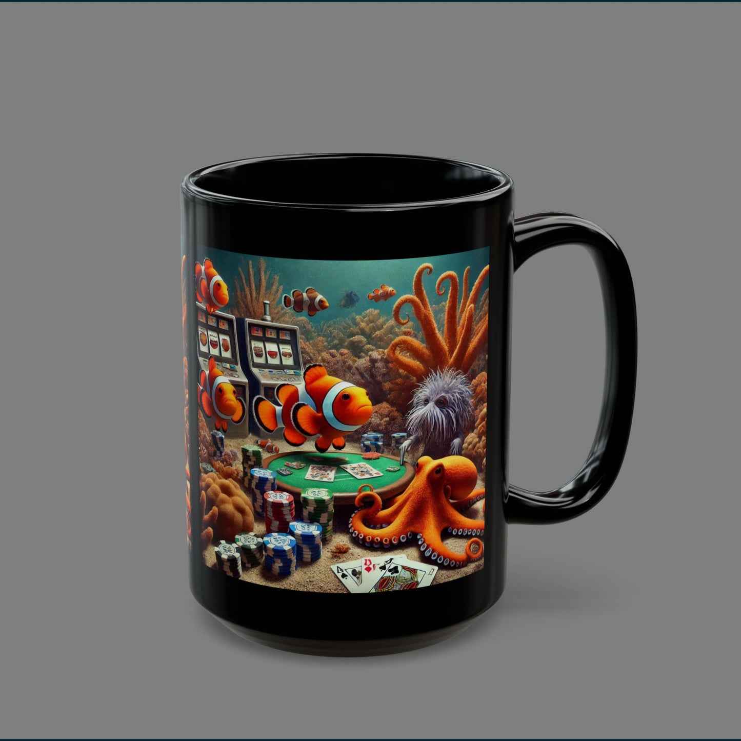 Nemo Casino Black Mug (11oz, 15oz)