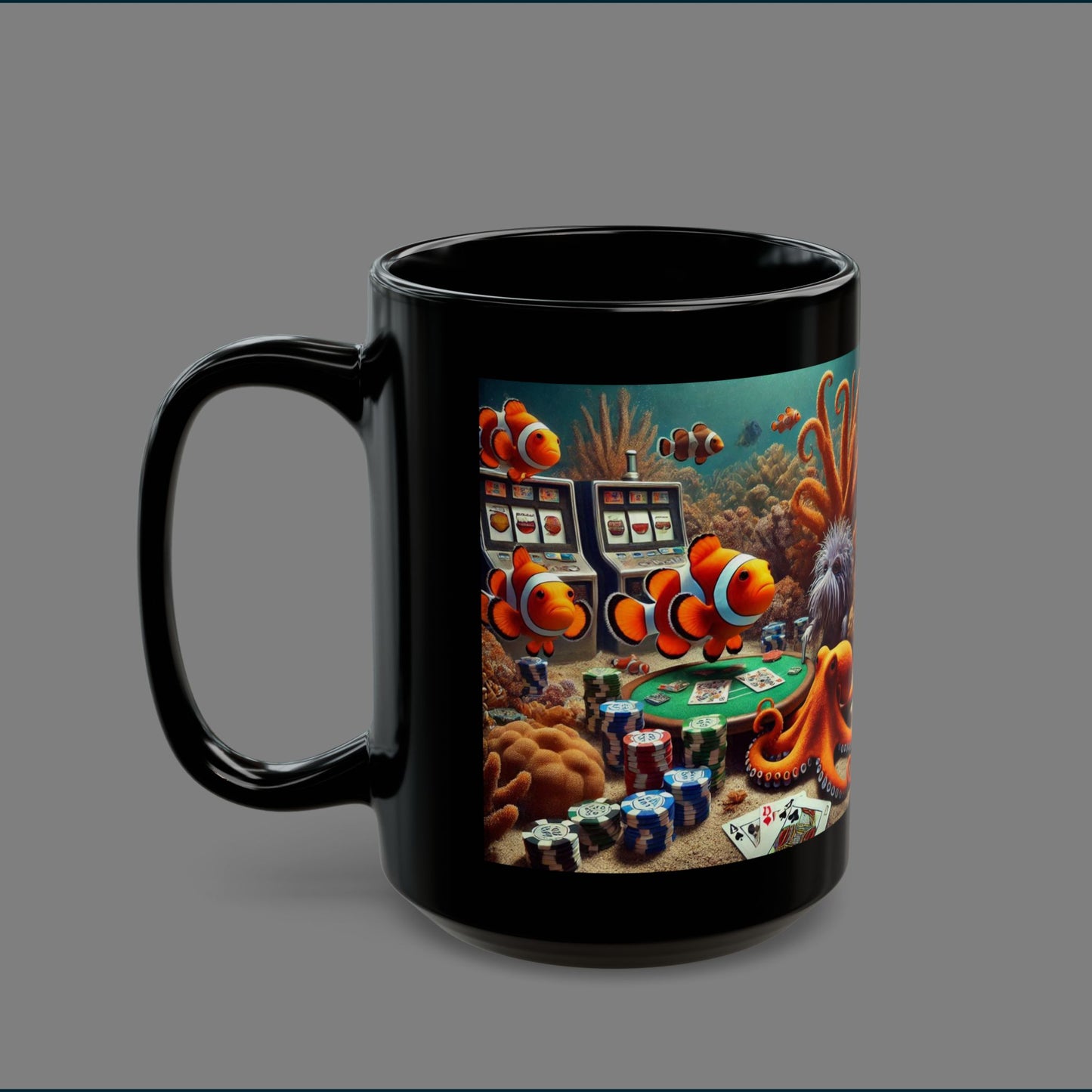 Nemo Casino Black Mug (11oz, 15oz)