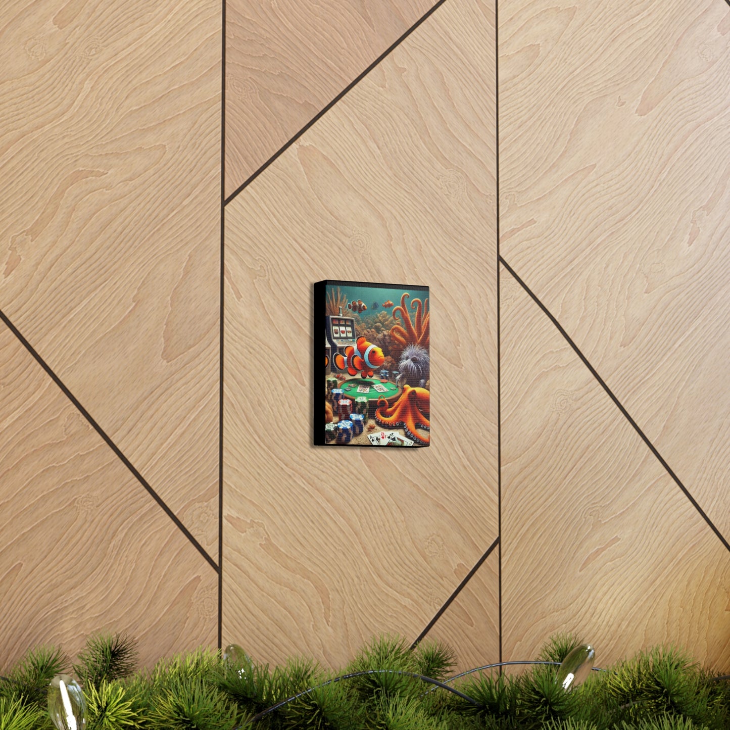 Clownfish Casino Canvas Wraps