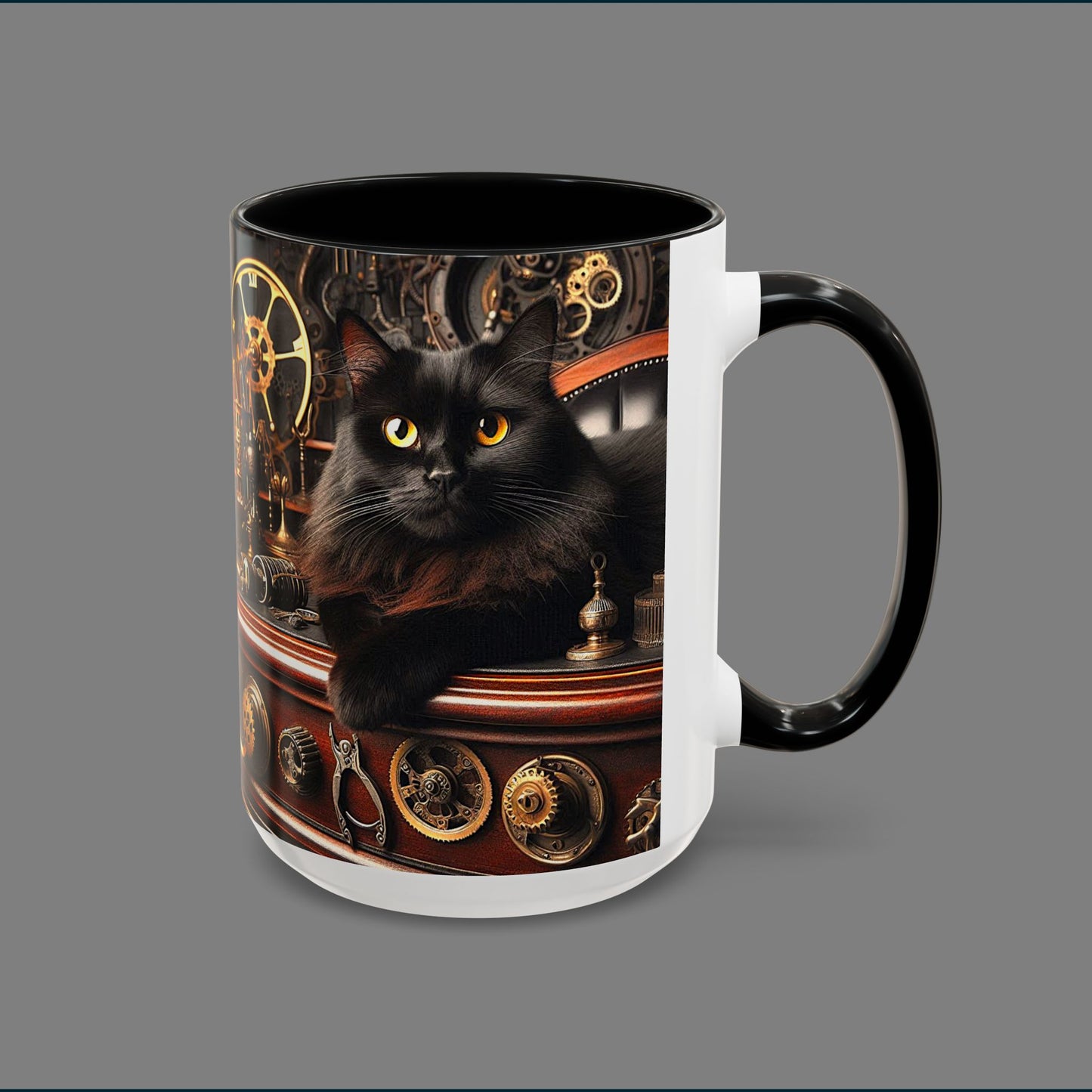 Black Cat Coffee Mug (11, 15oz)