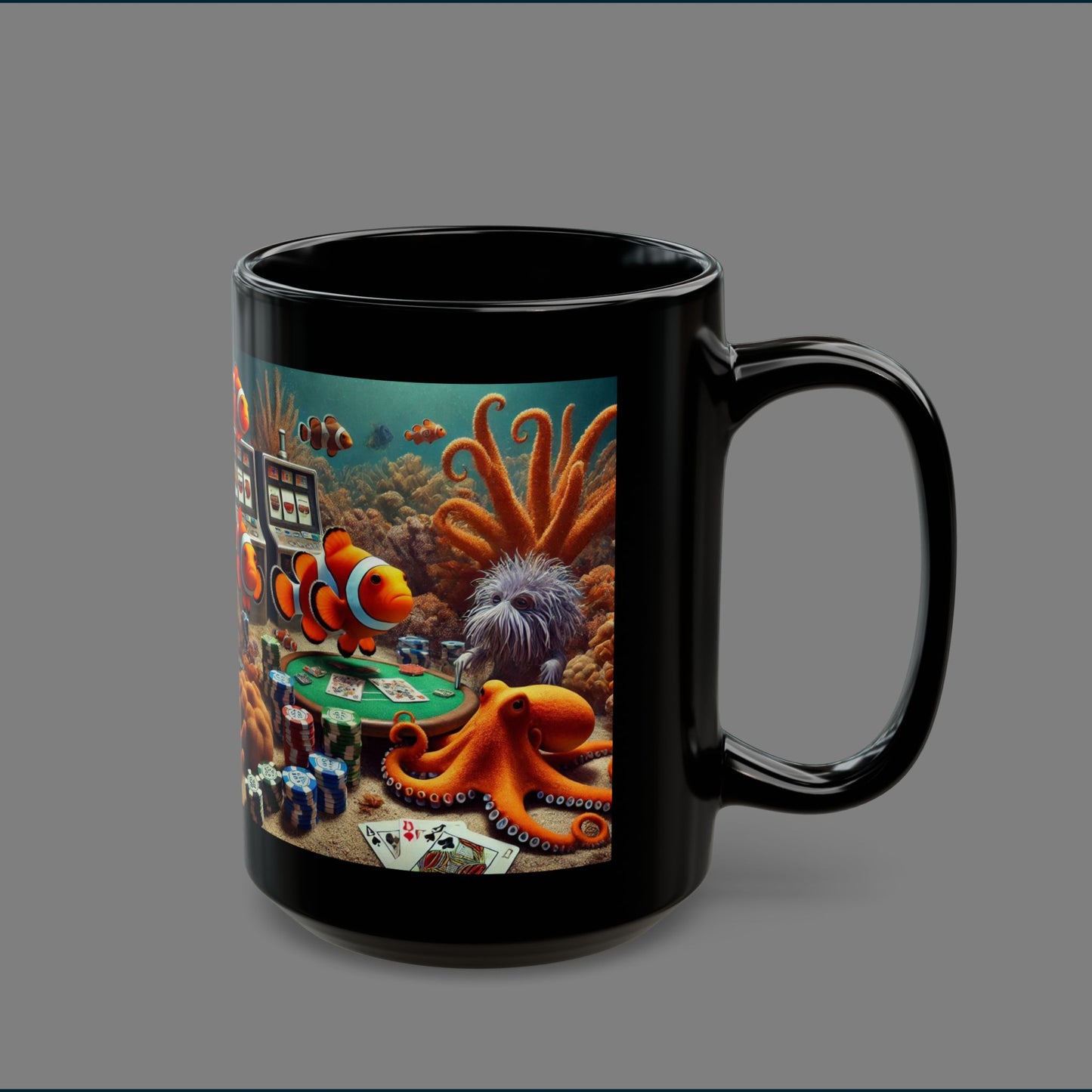 Nemo Casino Black Mug (11oz, 15oz)