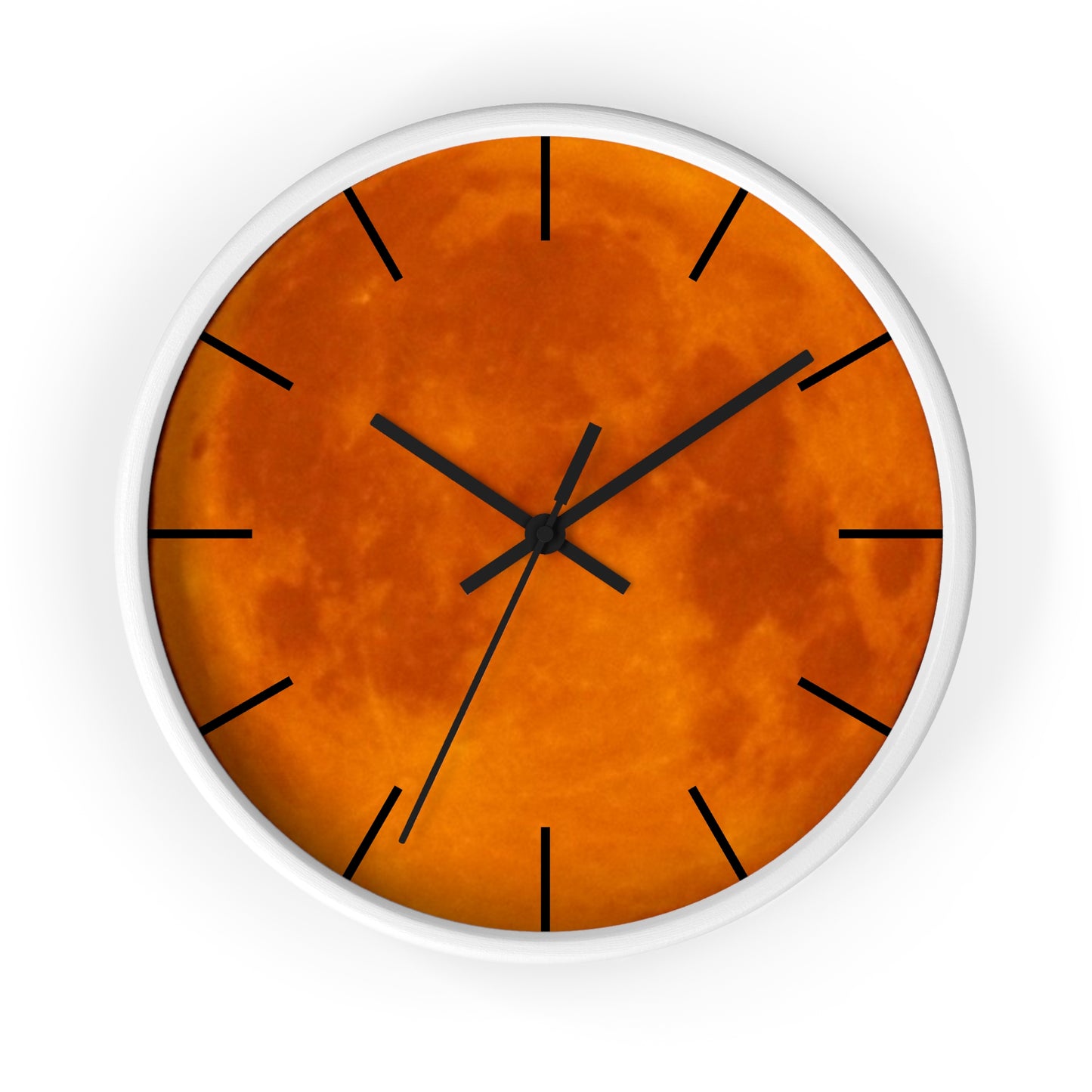 Clock: Full Blood Red Moon wall clock