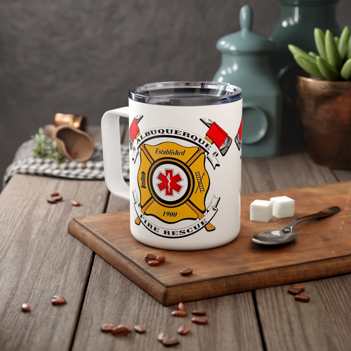Albuquerque Fire Rescue Insulated Coffee Mug, 10oz