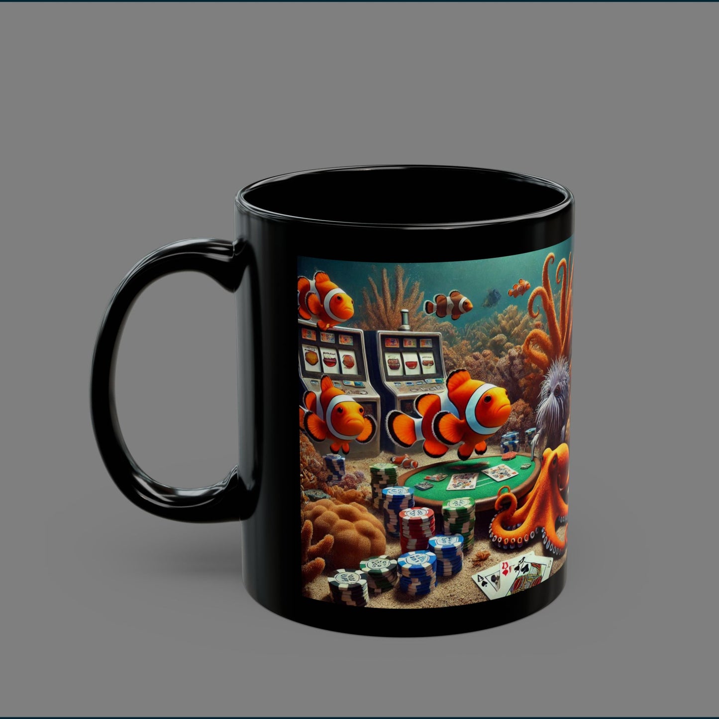 Nemo Casino Black Mug (11oz, 15oz)