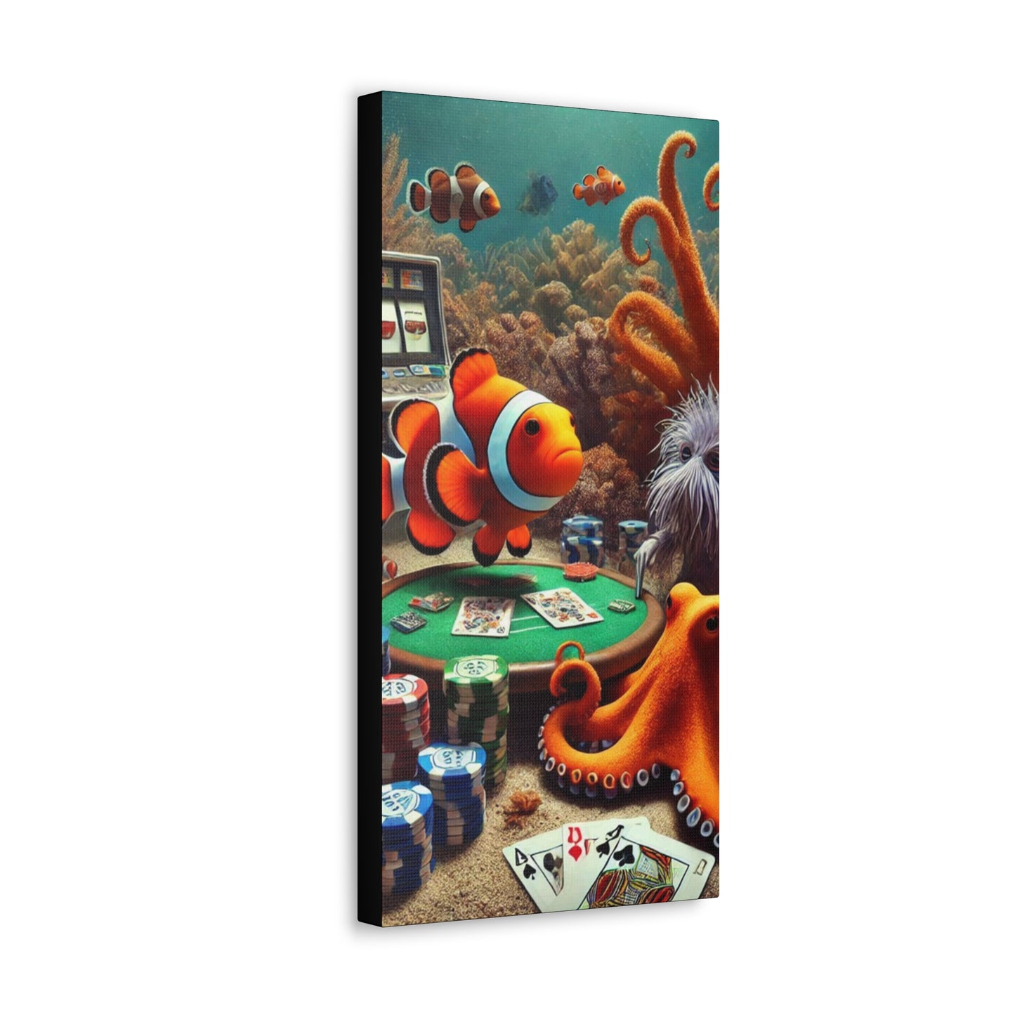 Clownfish Casino Canvas Wraps