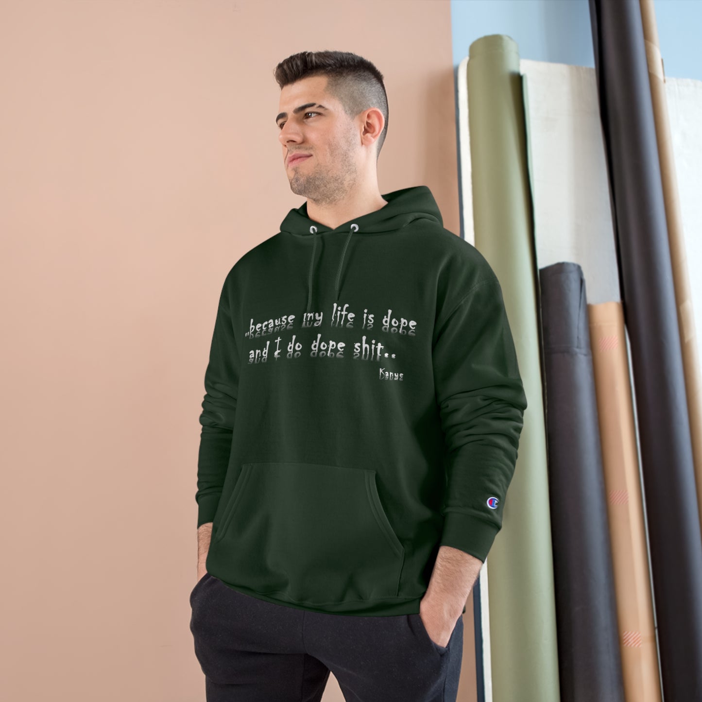 Hip Hop Unisex Hoodie Because My Life Is Dope and I Do Dope Sh**