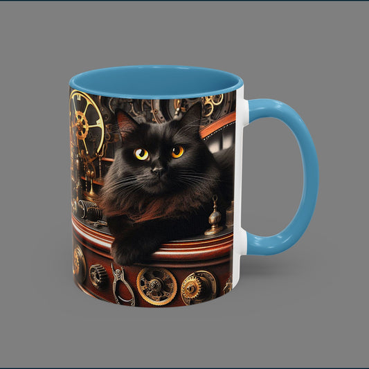 Black Cat Coffee Mug (11, 15oz)